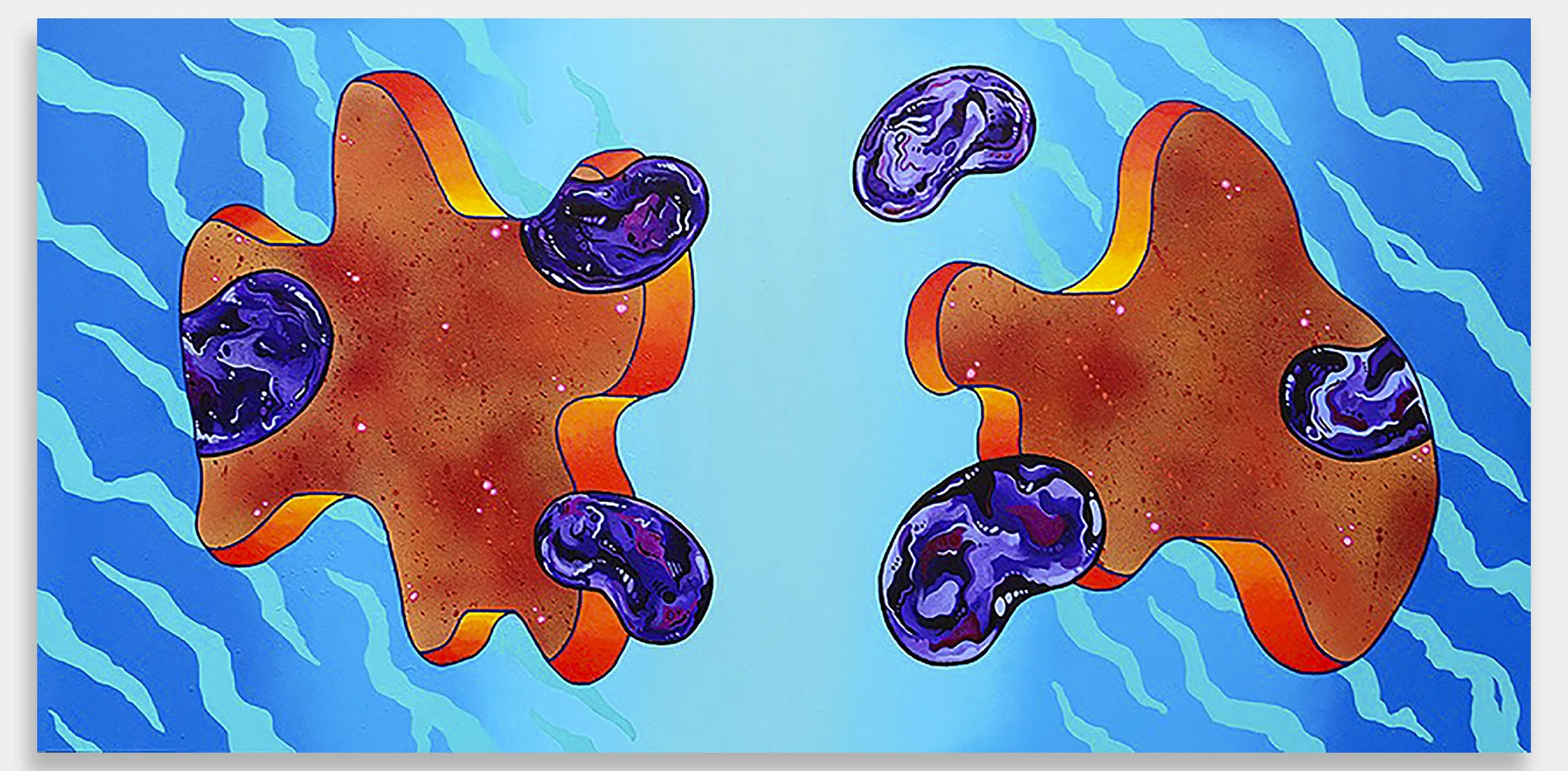 CatalystOil &amp; Acrylic on panel&nbsp;24”x 48”2016