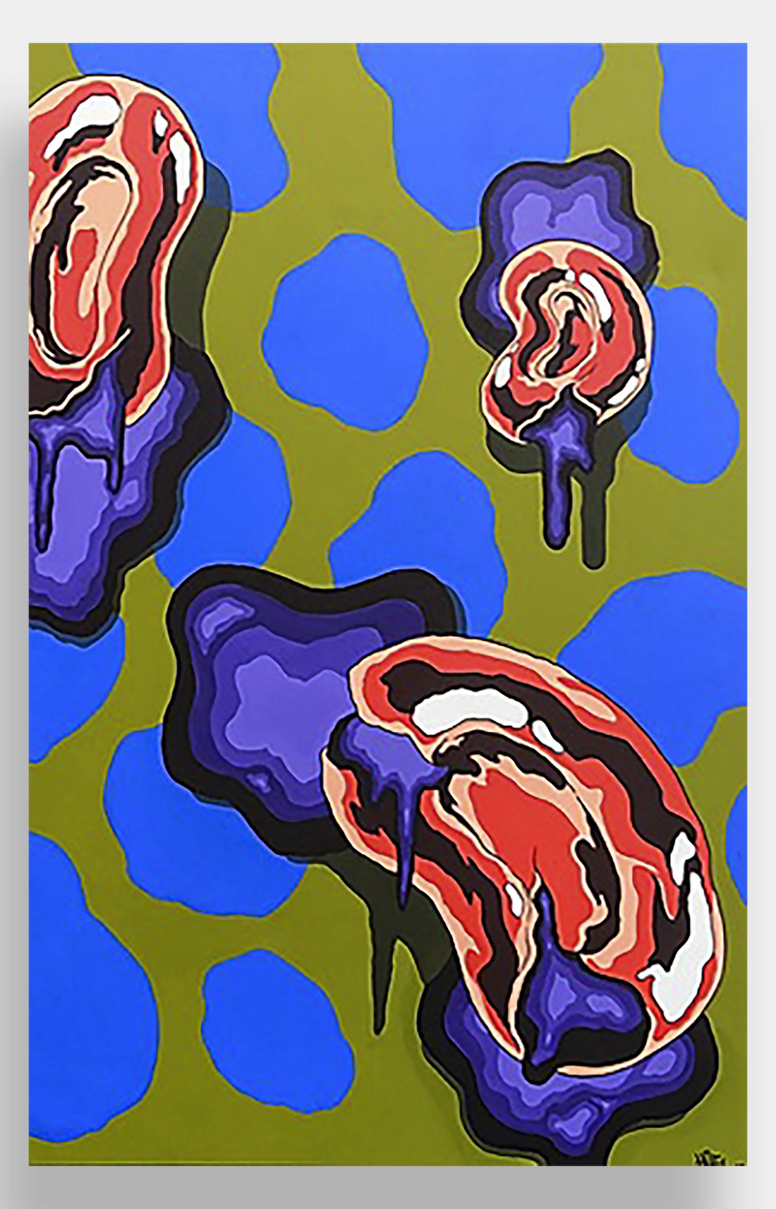 HemoglobinOil, Enamel &amp; Acrylic on Canvas&nbsp;40”x 30”2016