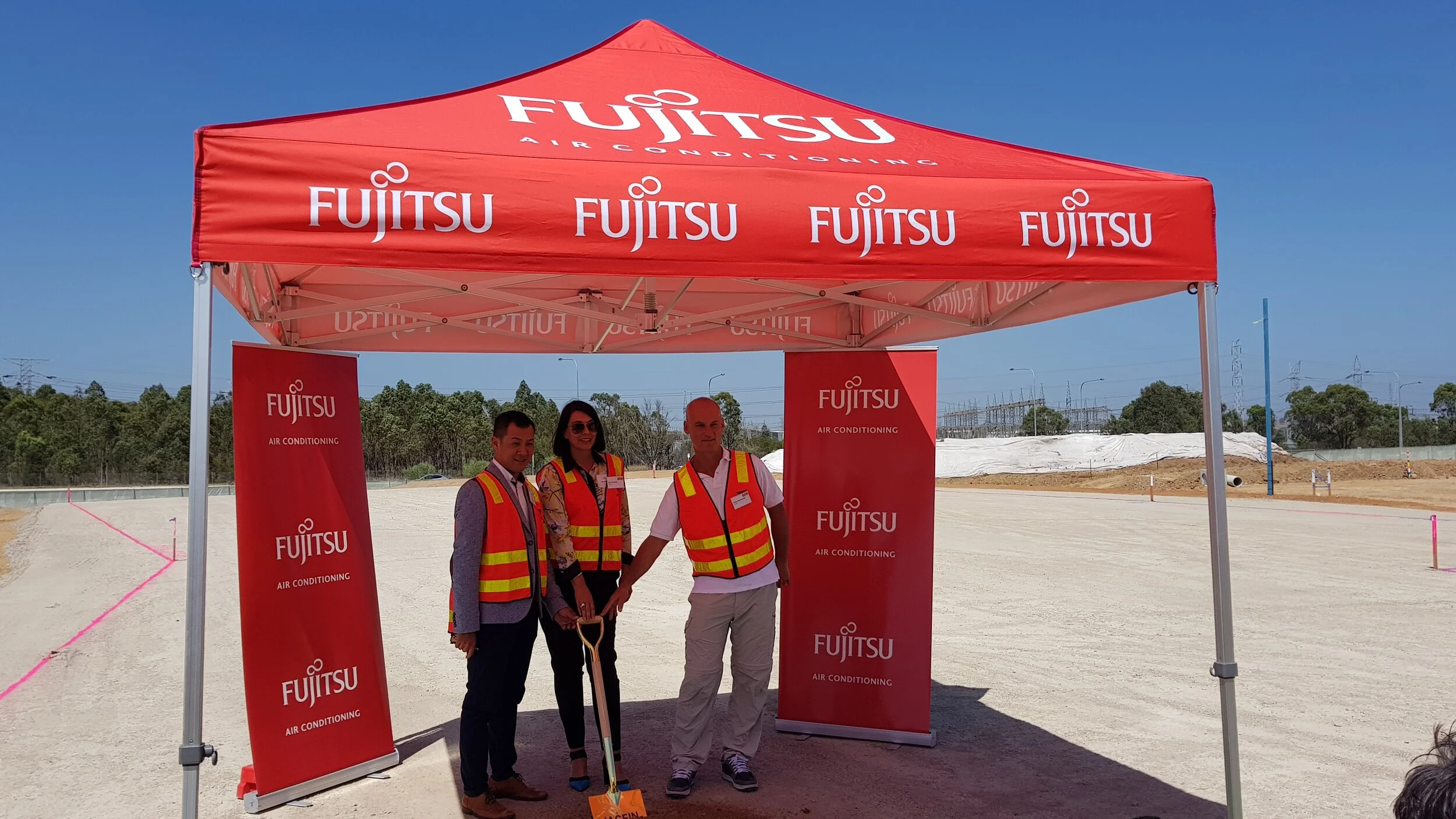 Fujitsu General Australia. ODCM at official sod turning ceremony