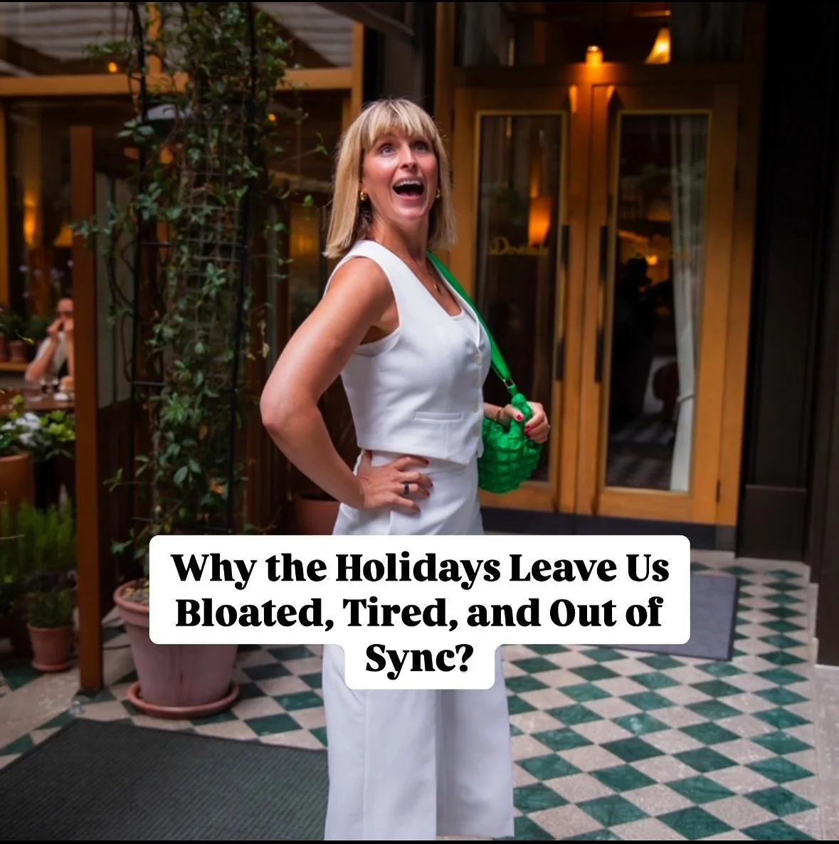 Let&rsquo;s make this your healthiest holiday season yet!

🎄 Feel Human Festive Reset 🎄

A 12-day holiday health blueprint designed to help you:
✨ Balance indulgence with confidence.
✨ Avoid sugar crashes and bloating.
✨ Feel energised, light, and 