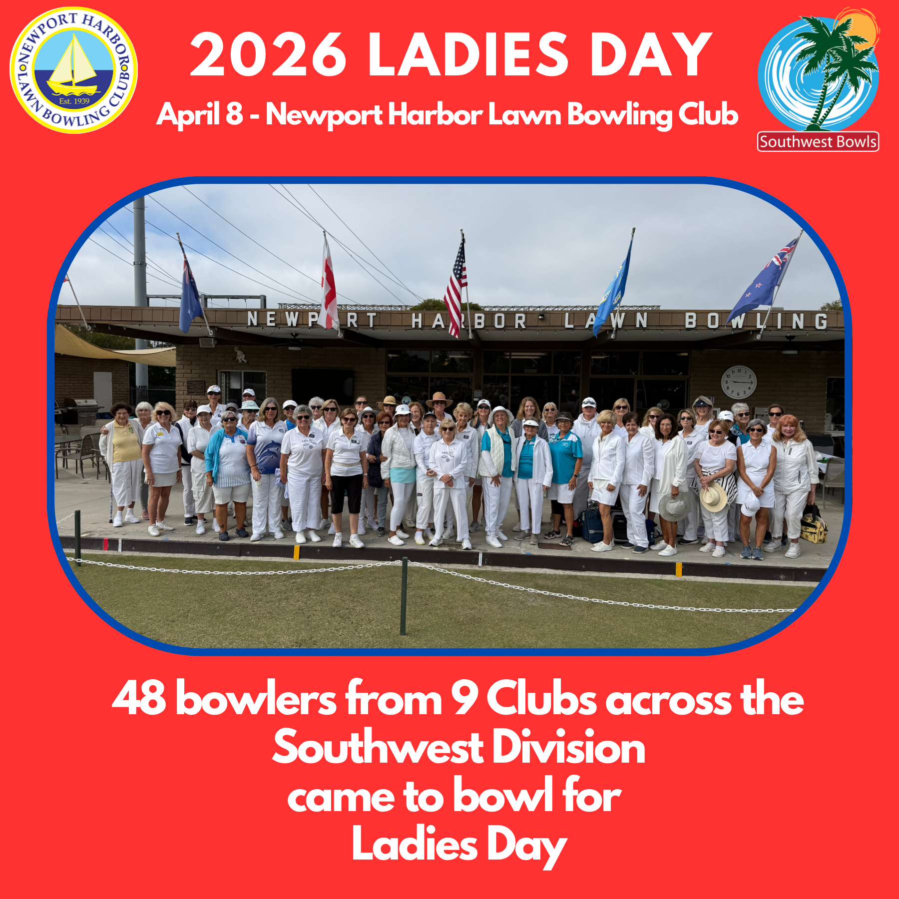       
  
      Apr 9, 2026 -&nbsp; Ladies Day at Newport Harbor LBC    Newport Harbor LBC hosted our first Ladies Day of 2026.&nbsp; Hospitality was amazing.&nbsp; A huge thank you to Sally Cadwallader for doing a great job organizing all our hospit