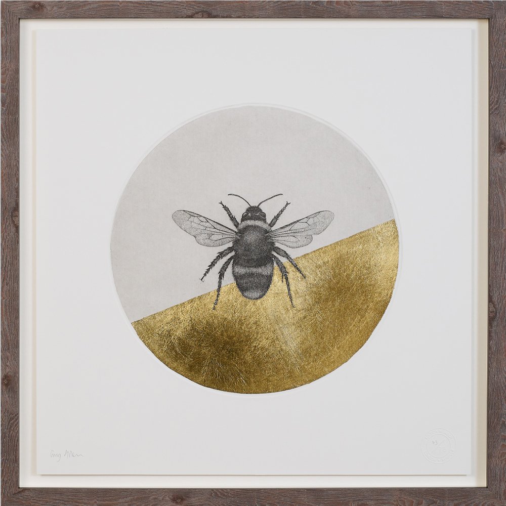 Bumblebee in Gold (Framed)