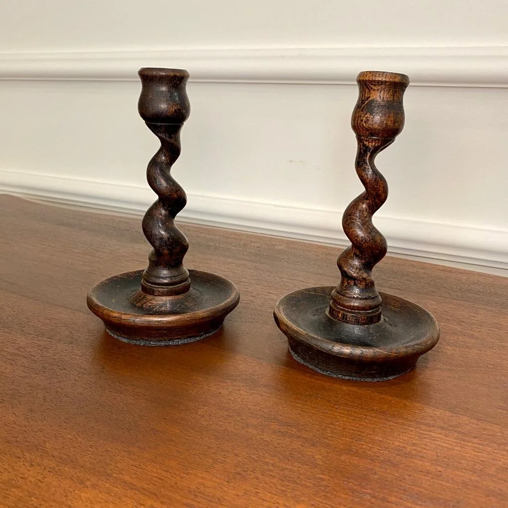 Viktorianische Kerzenhalter