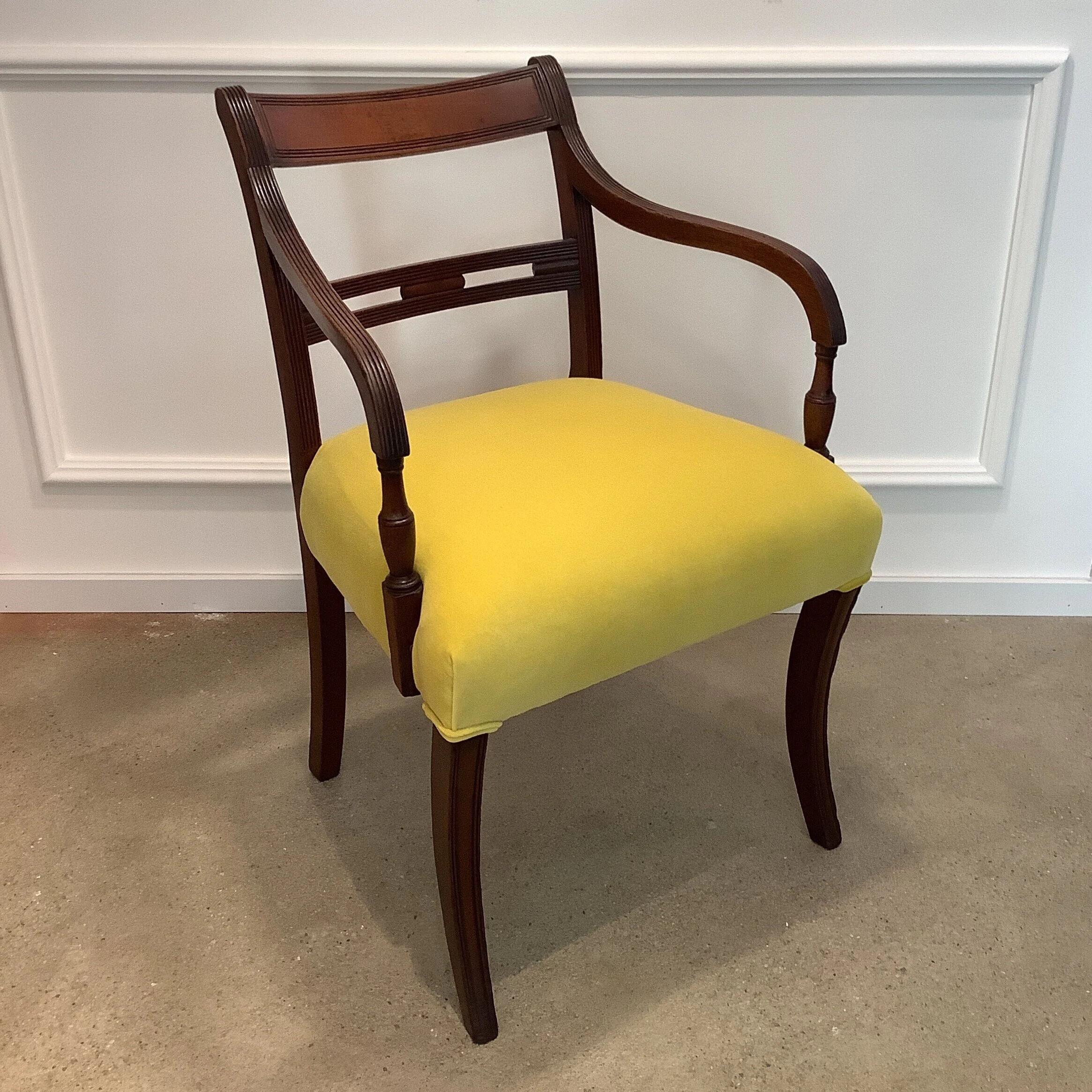 georgian Carver Stuhl Mahagoni