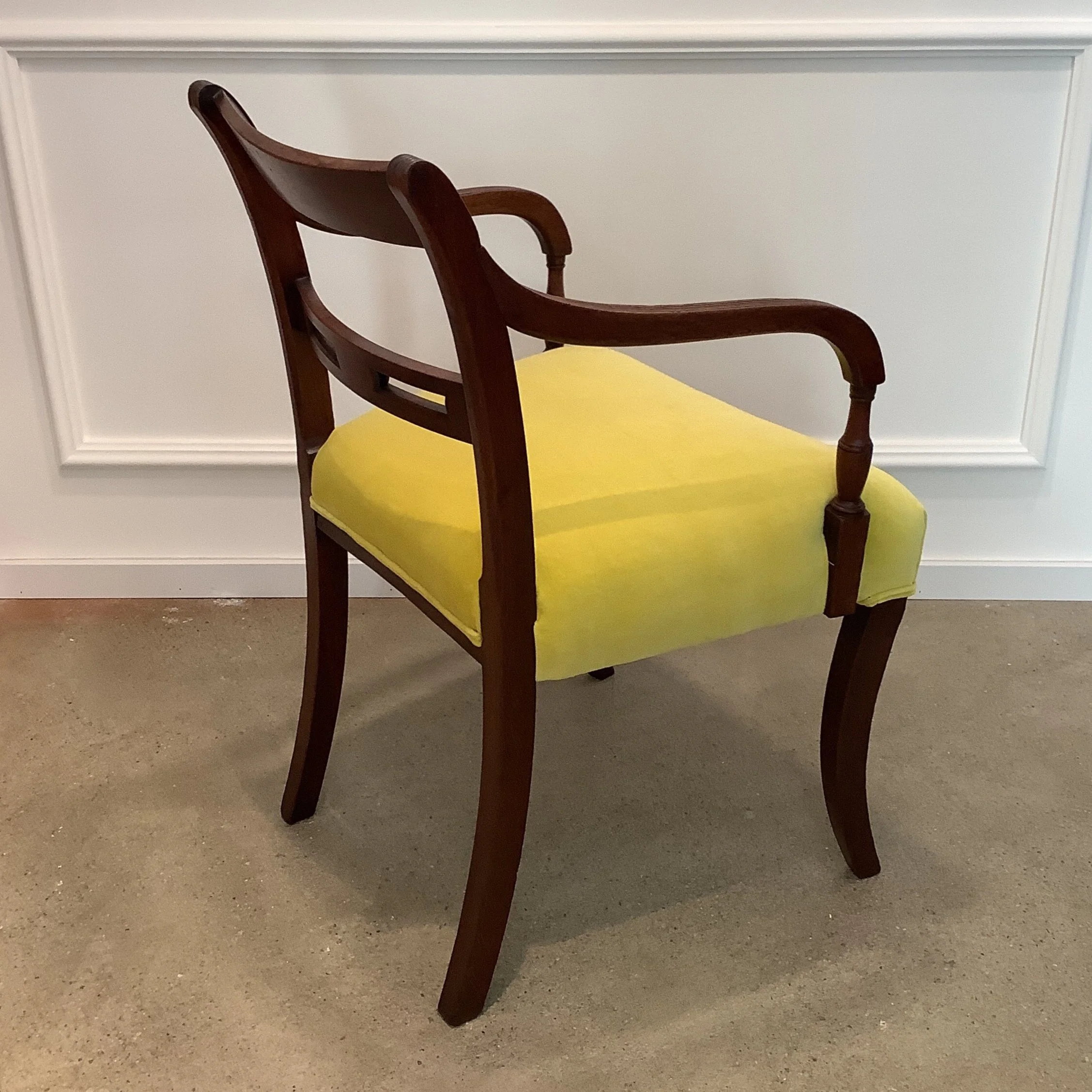 georgian Carver Stuhl Mahagoni