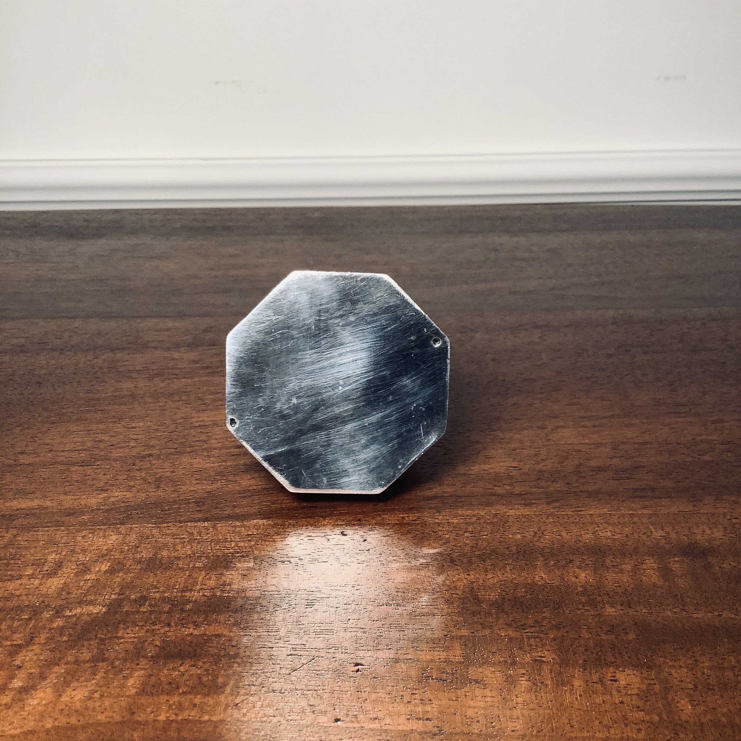 Antiker englischer Sterling Silber Salzstreuer oder Pfefferstreuer