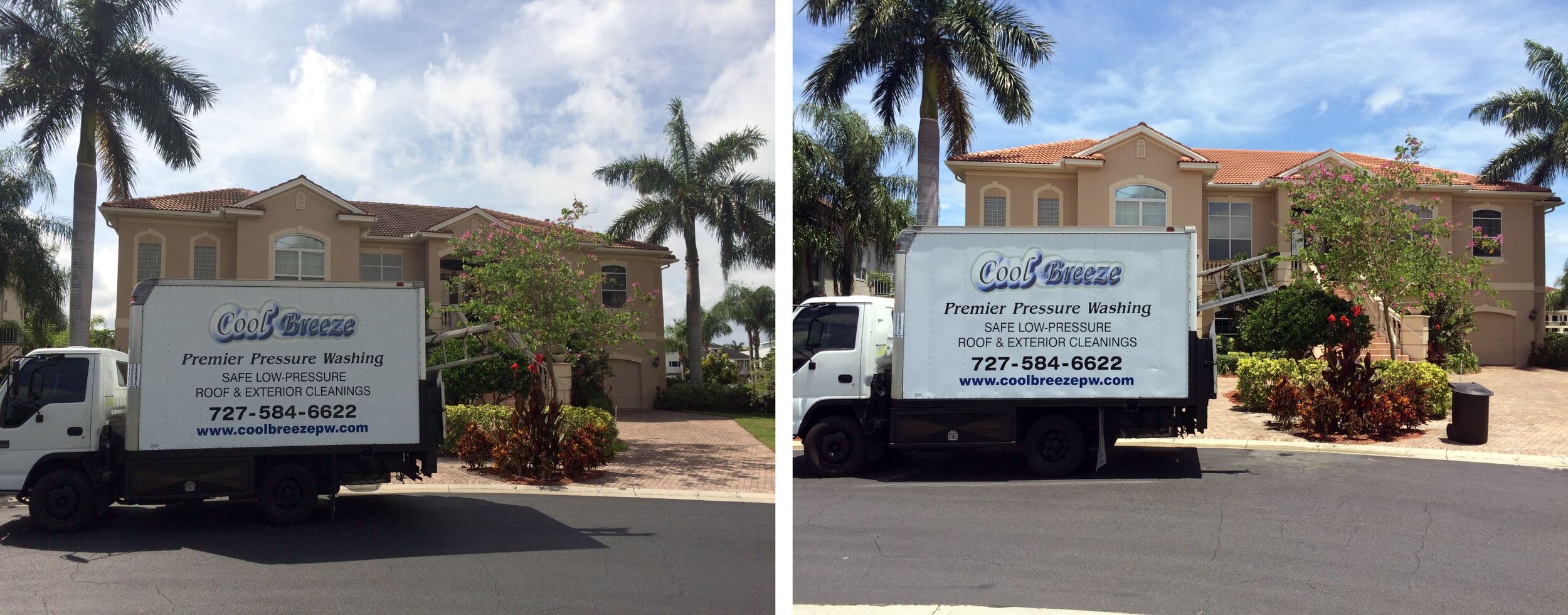 Palm Harbor Lansbrook - Before &amp; After Roof Cleaning (Copy) (Copy)