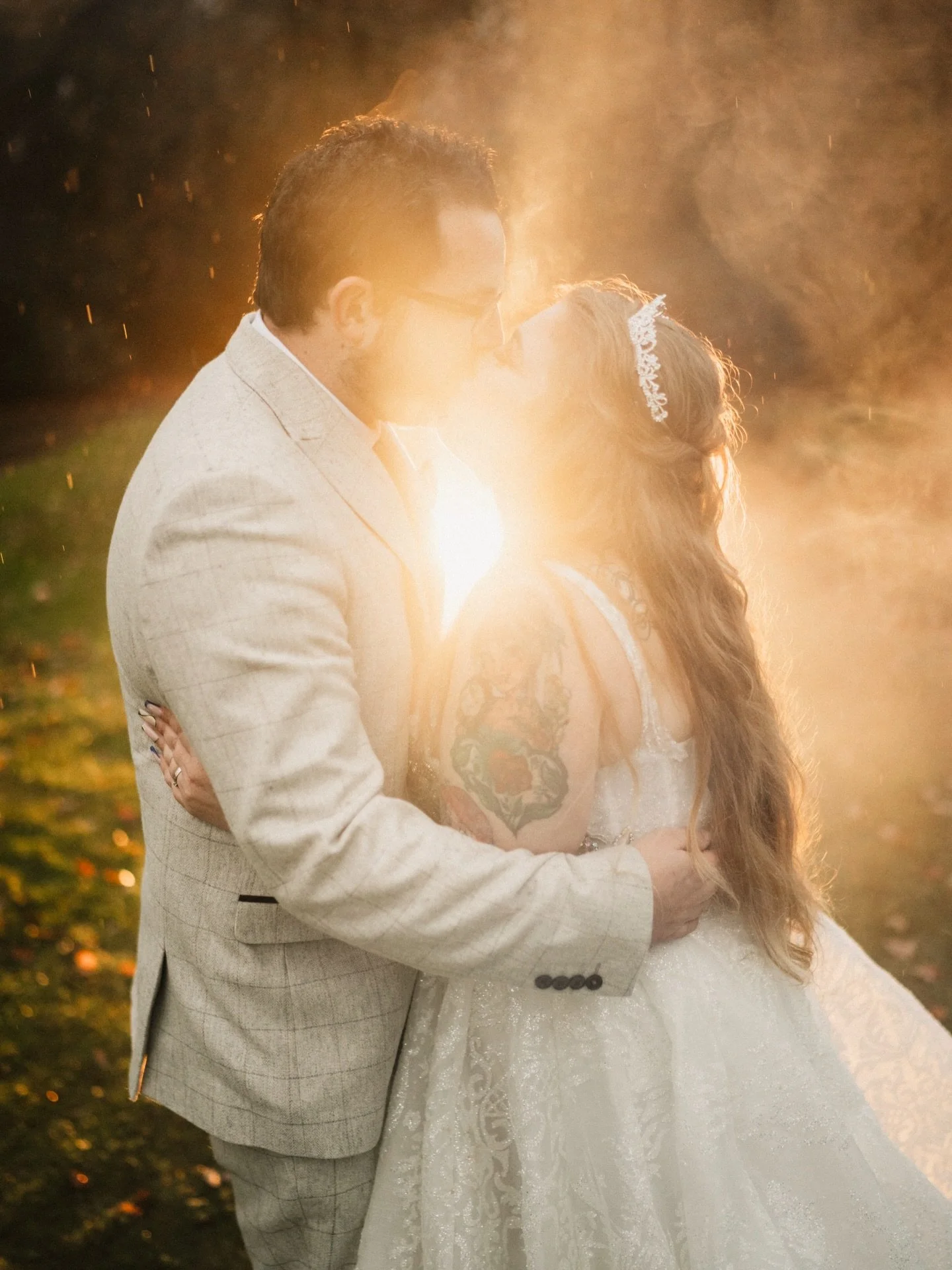 FIRE | WATER 
The rain was pouring. 
The smoke was burning. 
But, we needed some light 🔥 

No time to set up the lights, the rain was pouring away&hellip; so&hellip;

Ever seen those floodlights that venues have to light their buildings up during th