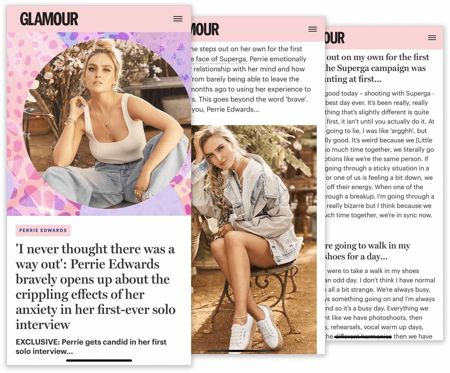 perrie edwards for superga