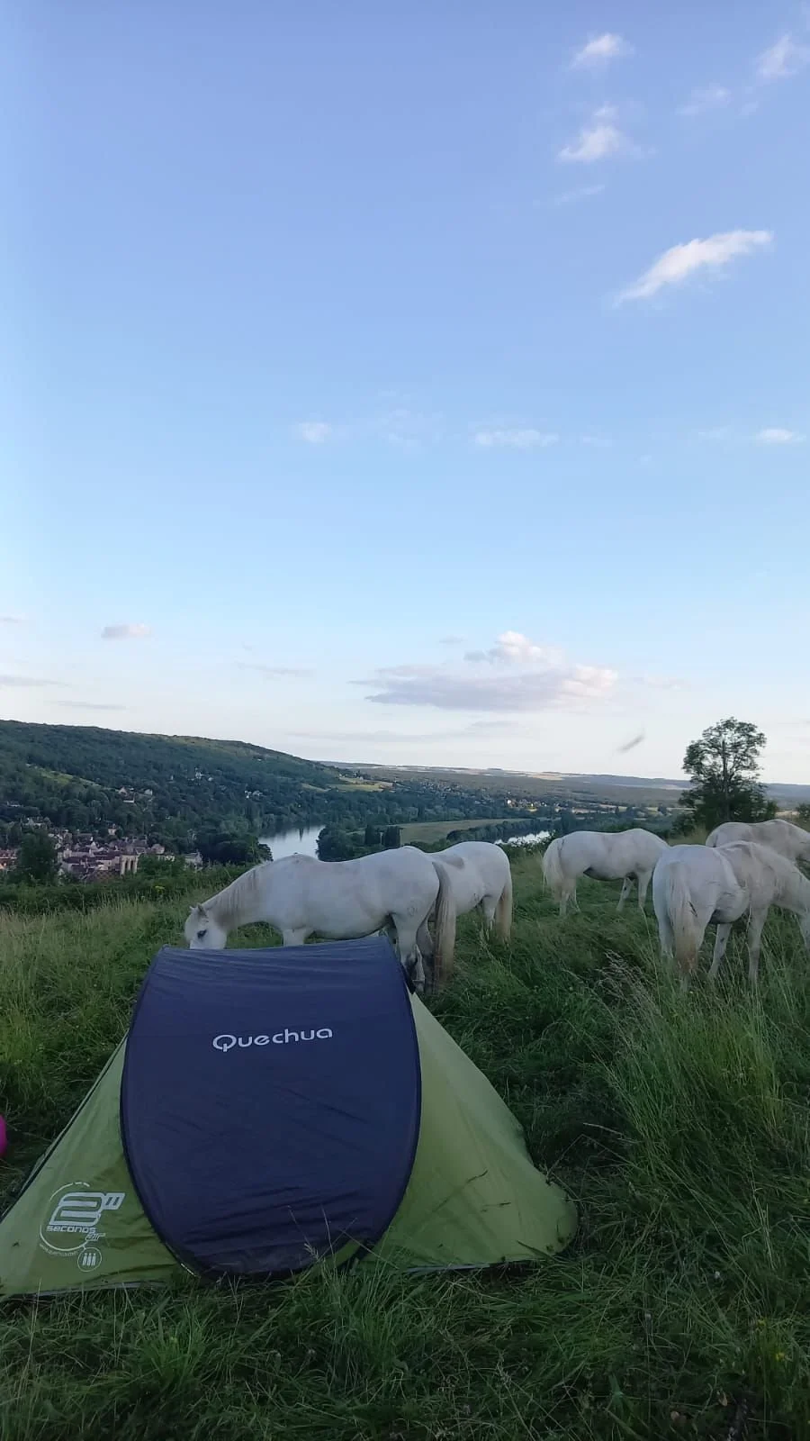 Randonnée equestre bivouac Vexin ile-de-france