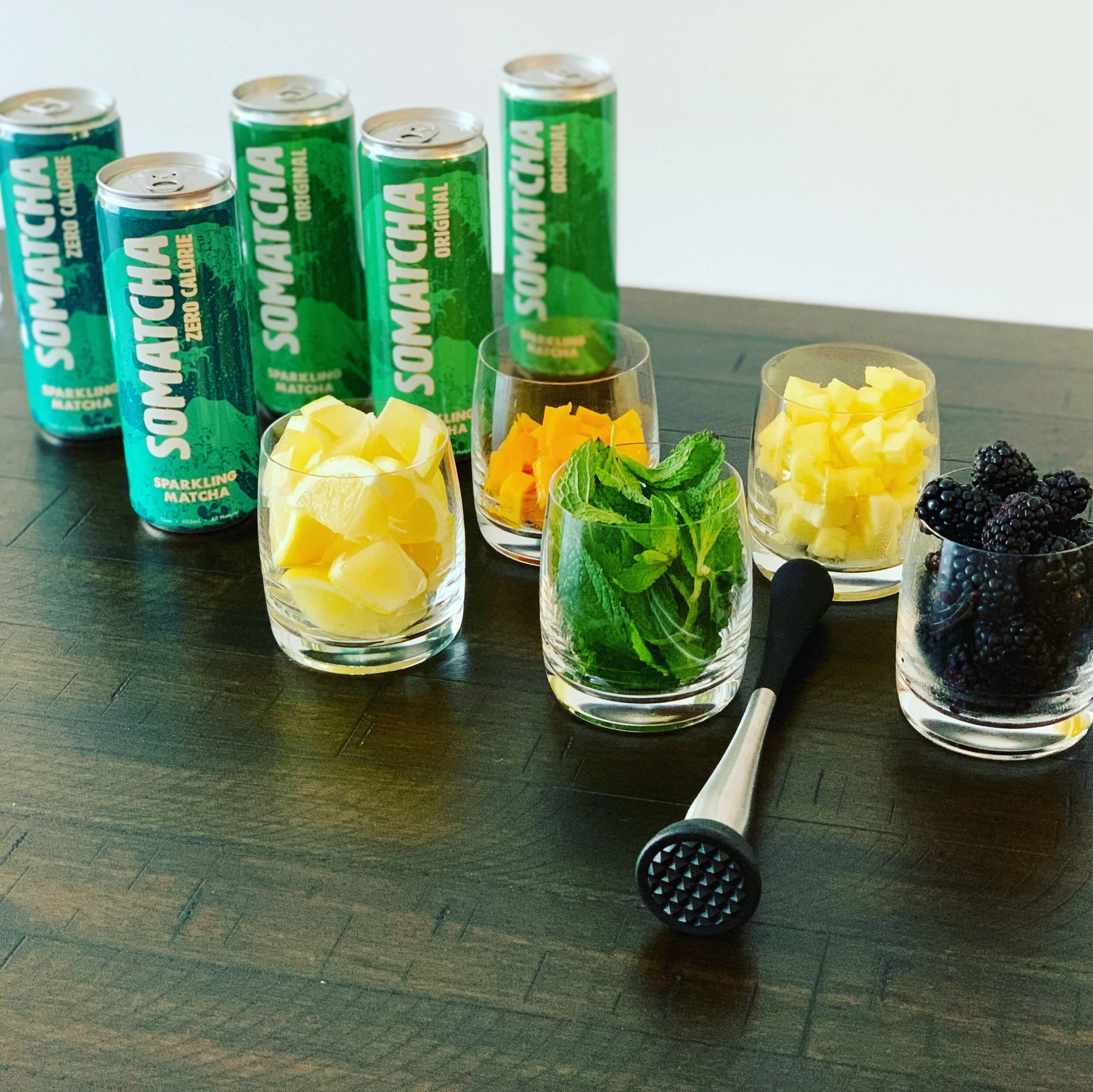 Cocktails: Somatcha Matcha + Gin Sparkler