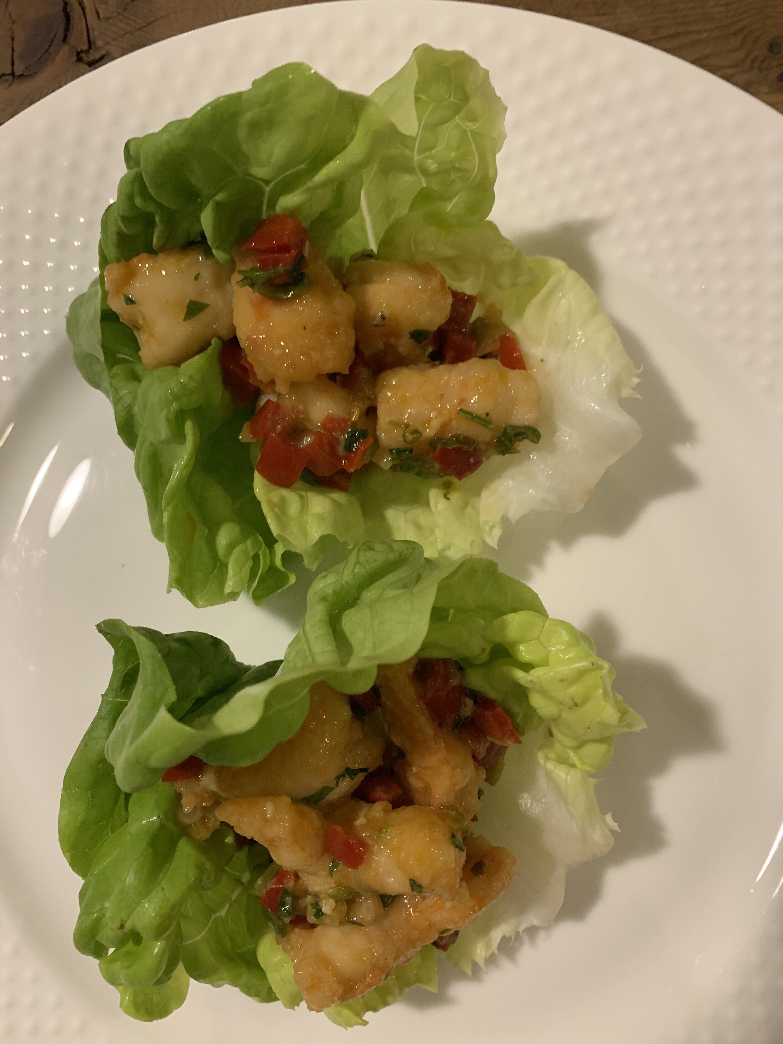 EATS:  Asian Shrimp Stir Fry  Lettuce Cups Recipe 