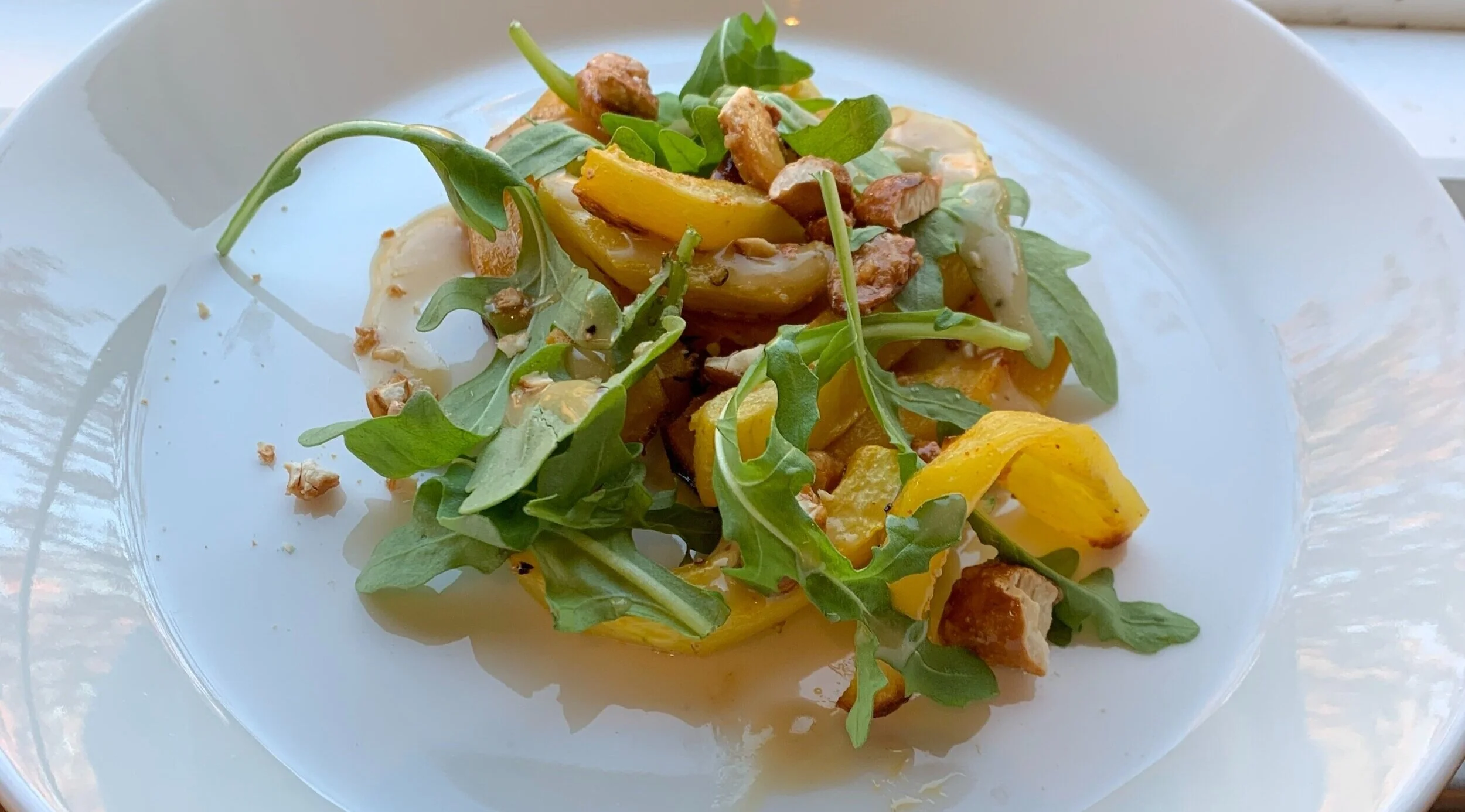 EATS: Arugula + Squash Salad with Maple Dijon Recipe
