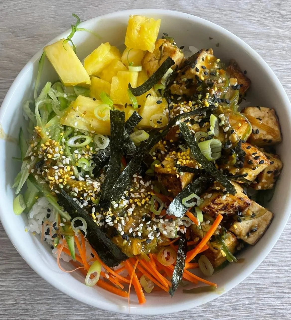EATS: Vegan Tofu Poke Bowl