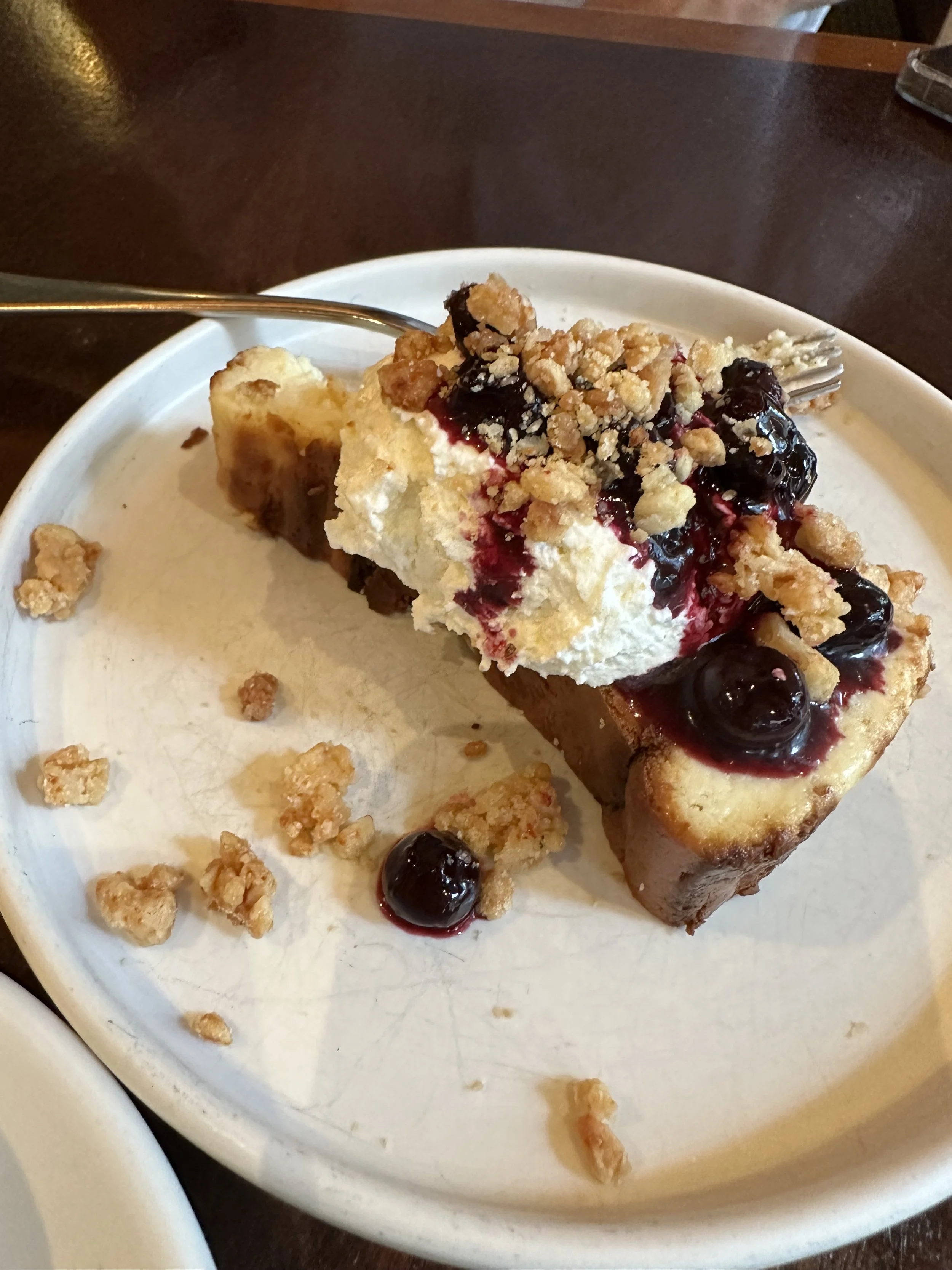  Cheesecake blueberries thyme 