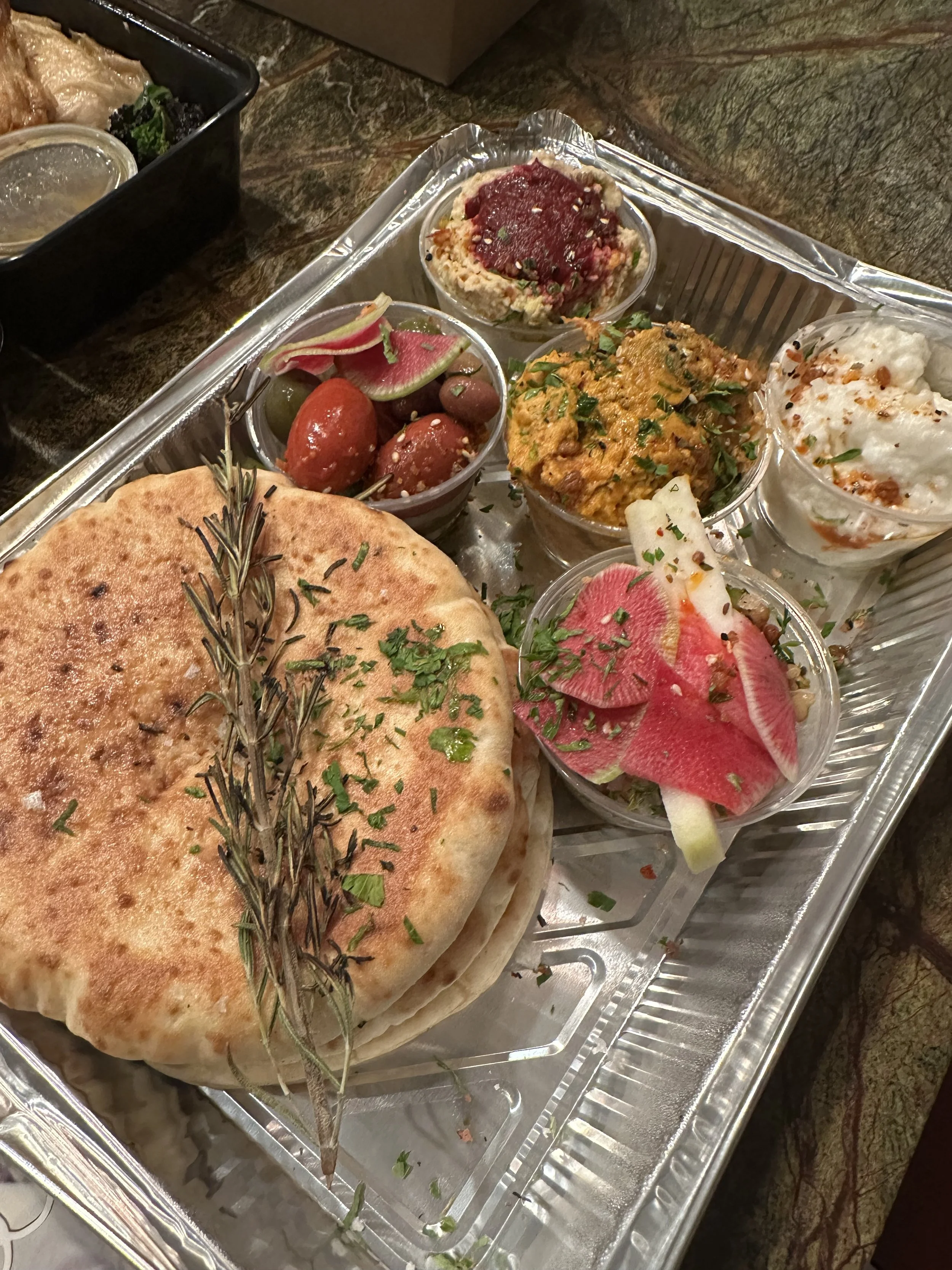 At home dining with Almond Restaurant Take-Out