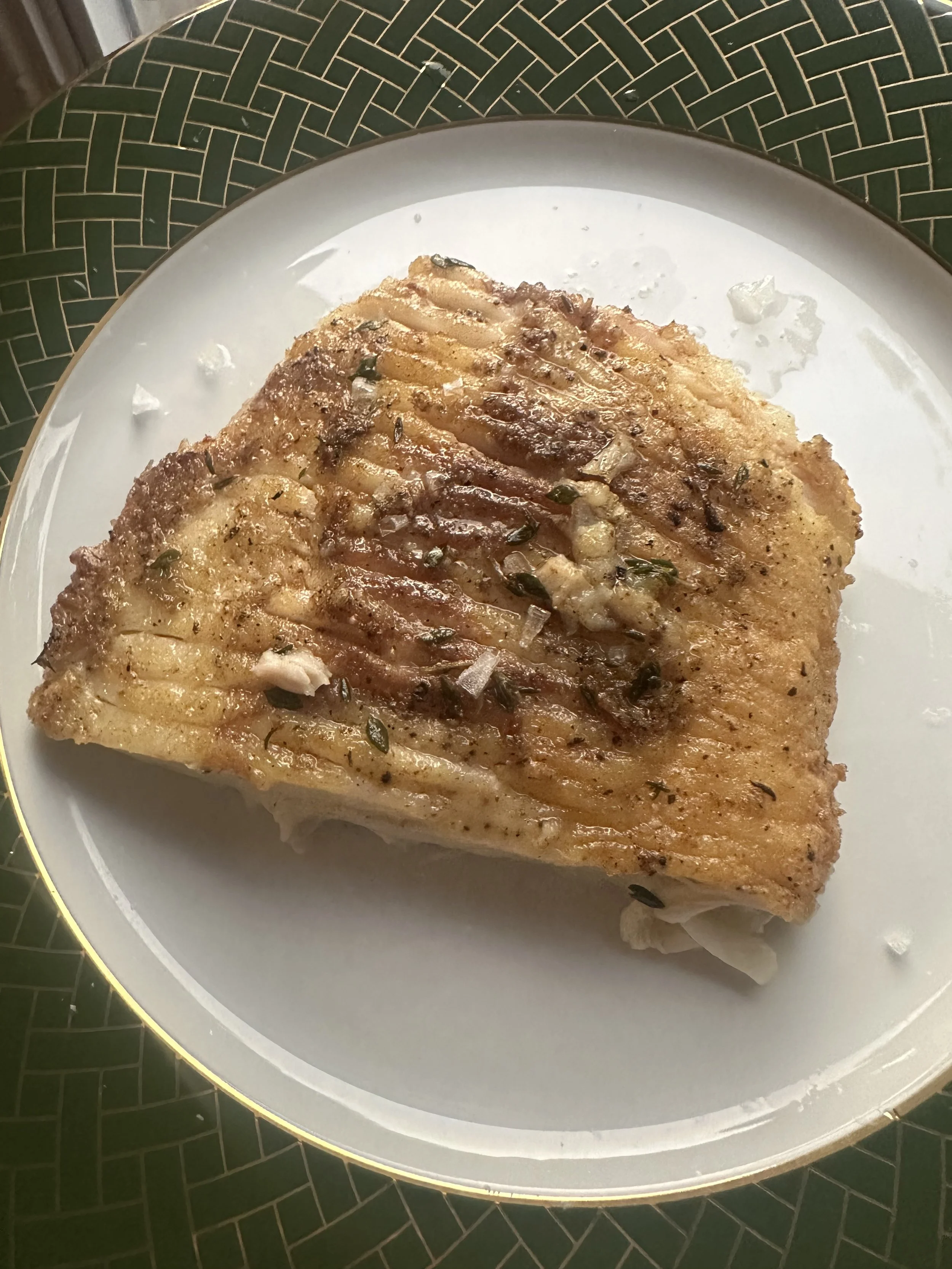 Pan-Fried Lemon and Herb Skate