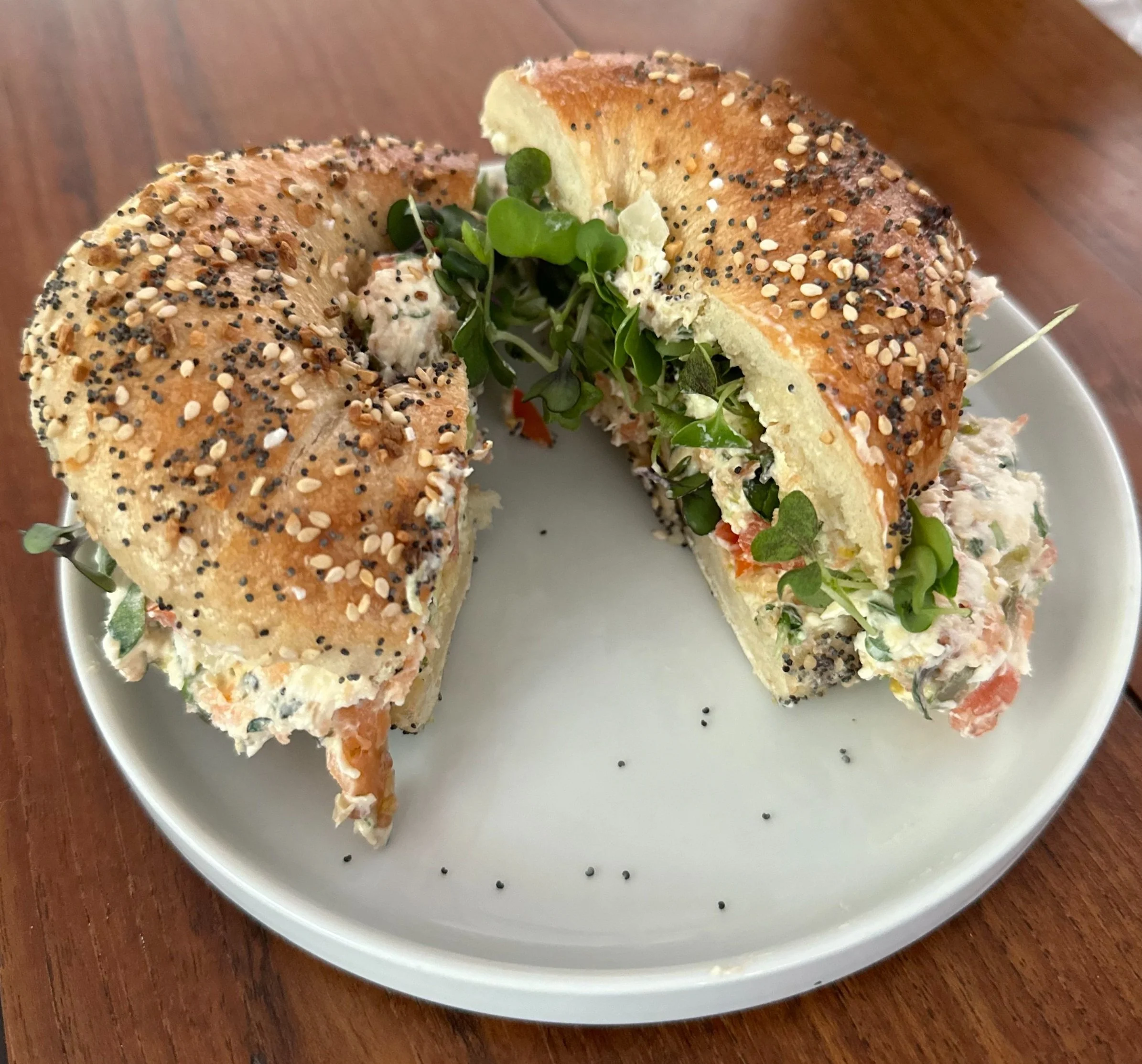 Chopped Smoked Salmon Bagel Spread 