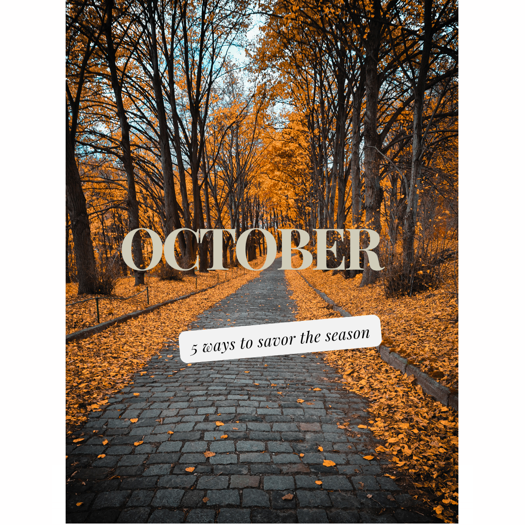 5 Ways to Welcome October — Seis Kamimura