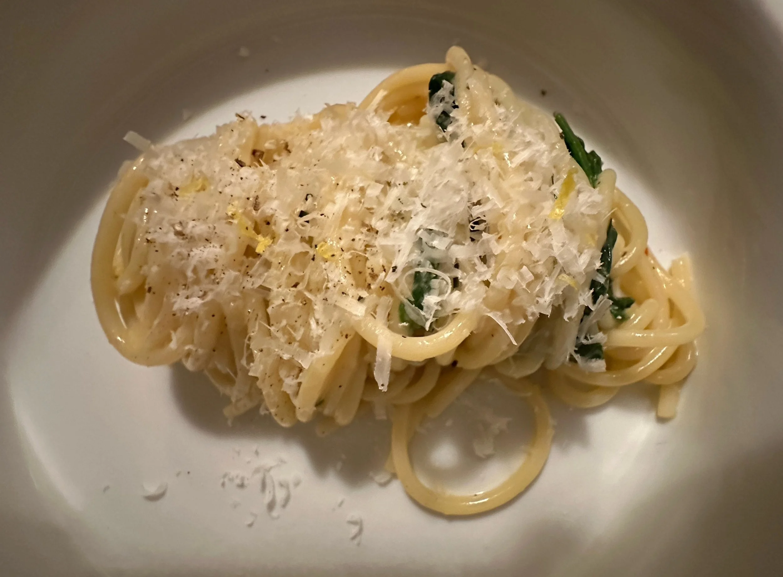 Creamy Garlic Spinach Pasta