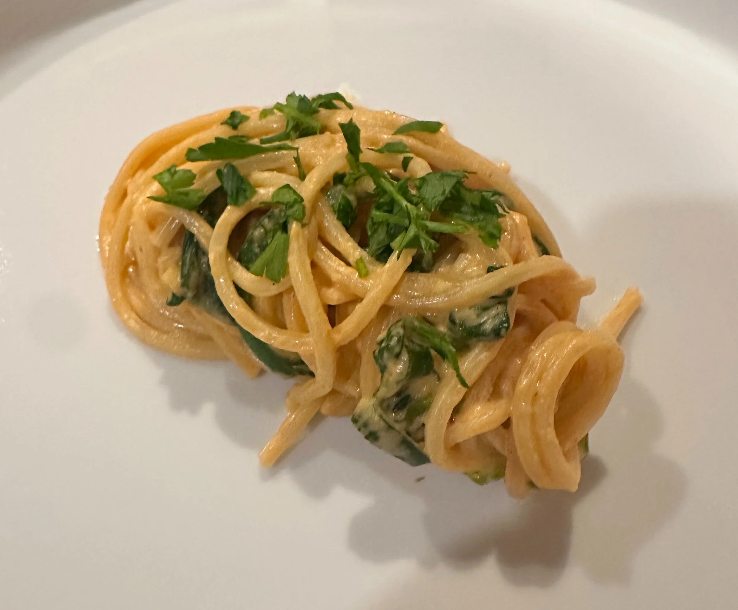 Pasta with Creamy Vegan Red Pepper &amp; Cashew Sauce
