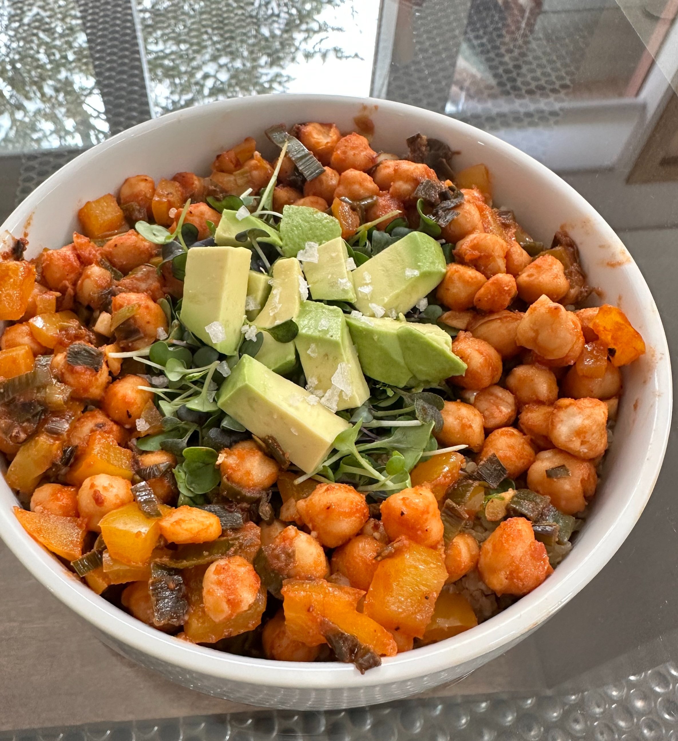 Spicy Chickpea Stew with Lemon Herb Quinoa
