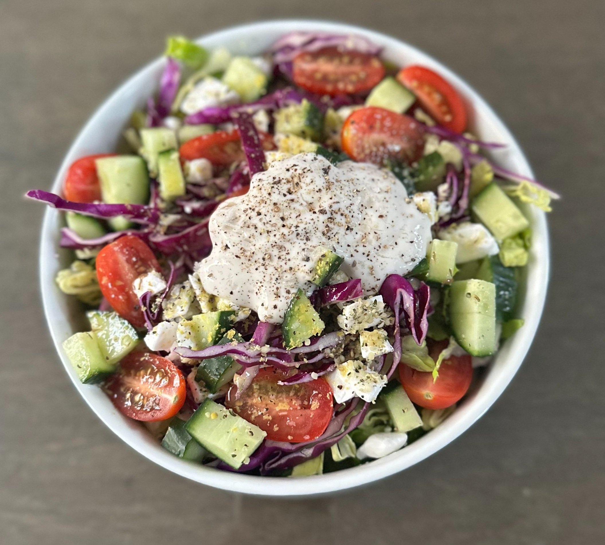 Vegan Greek Dinner Salad