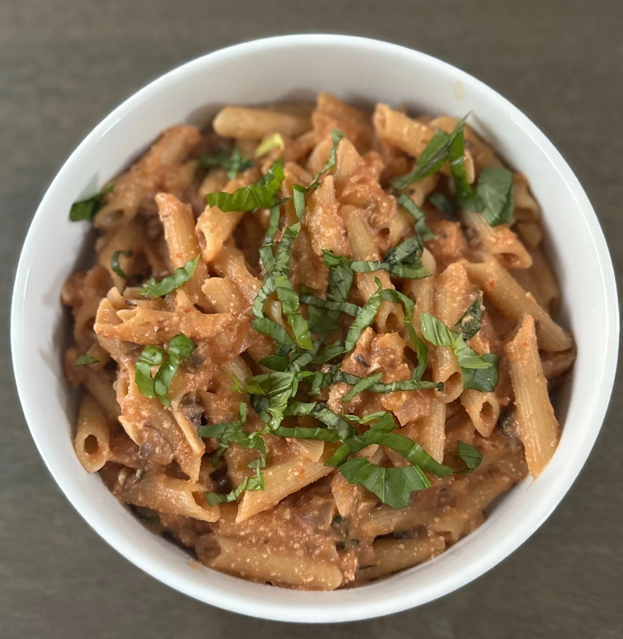 Vegan Creamy Mushroom Pasta