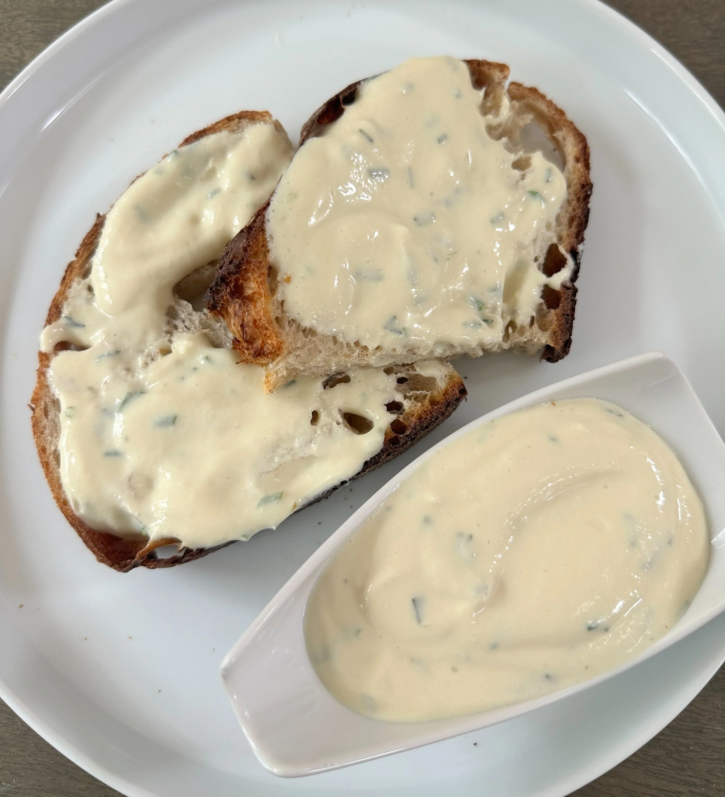 Vegan Silken Tofu Cream Cheese with Chives