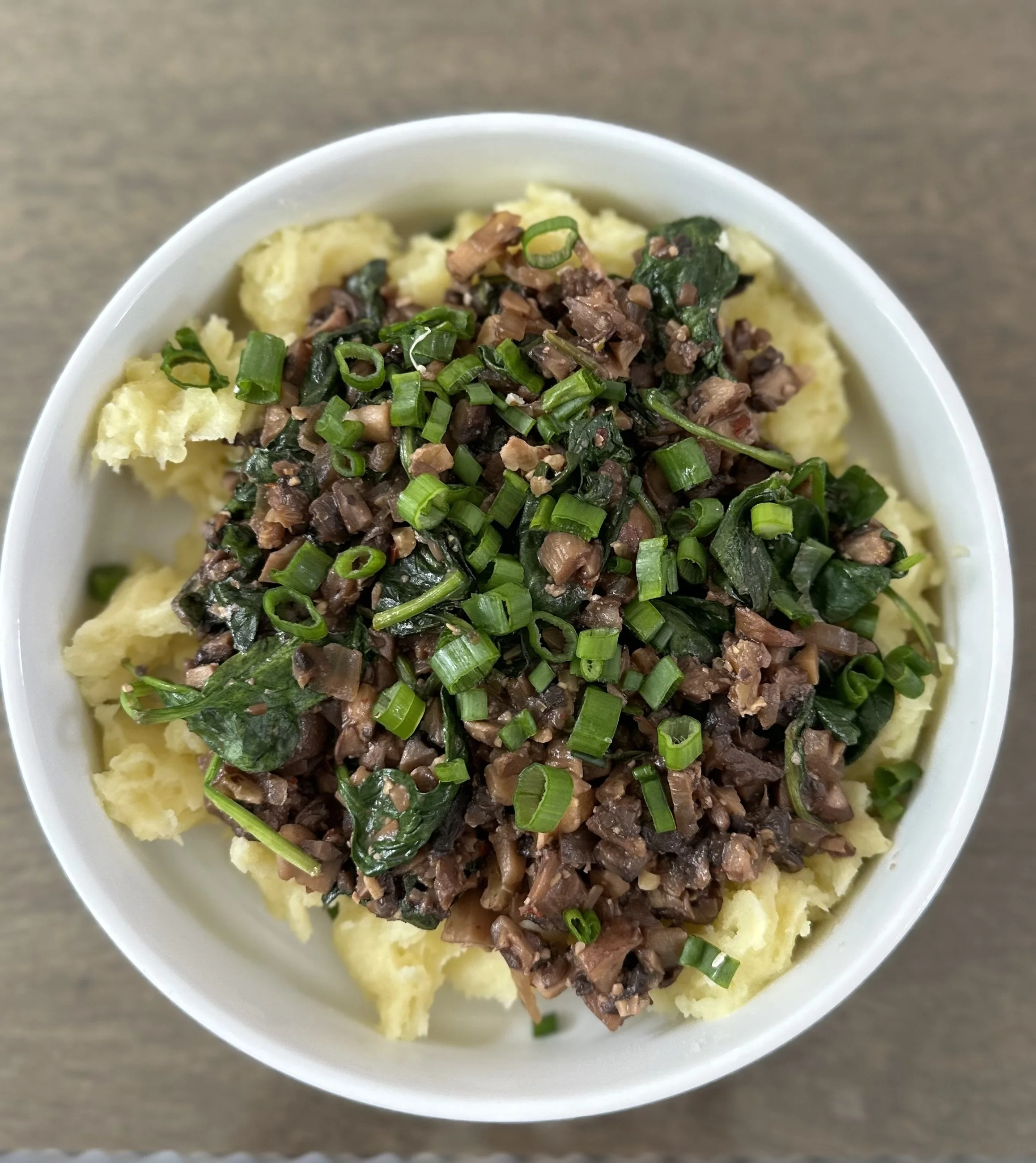 Vegan Miso Mushroom &amp; Mashed Potatoes