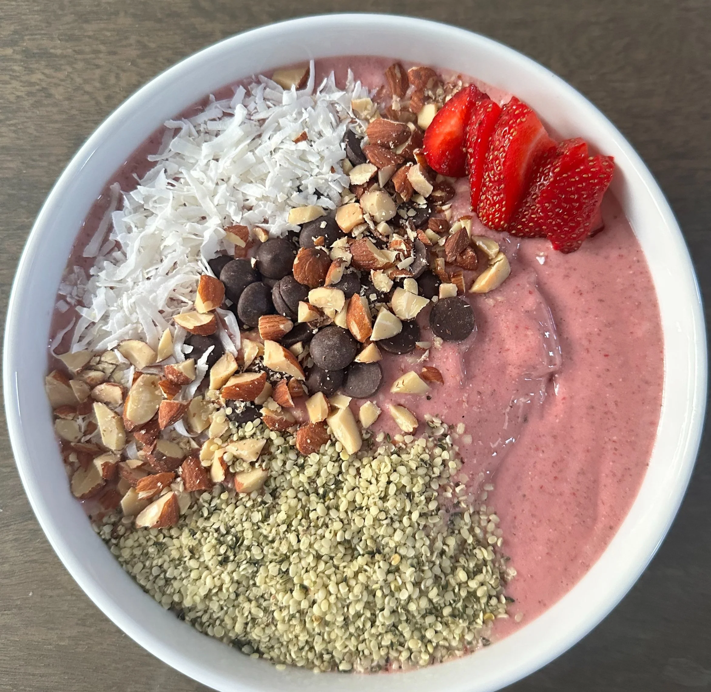Strawberry Bliss Vegan Smoothie Bowl