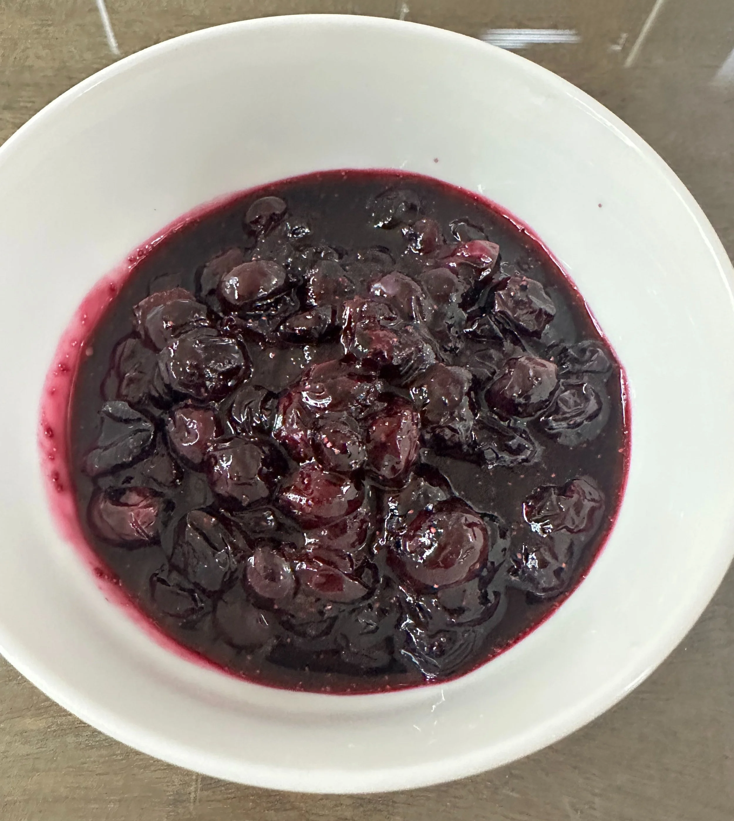 Blueberry Ginger Lemon Compote