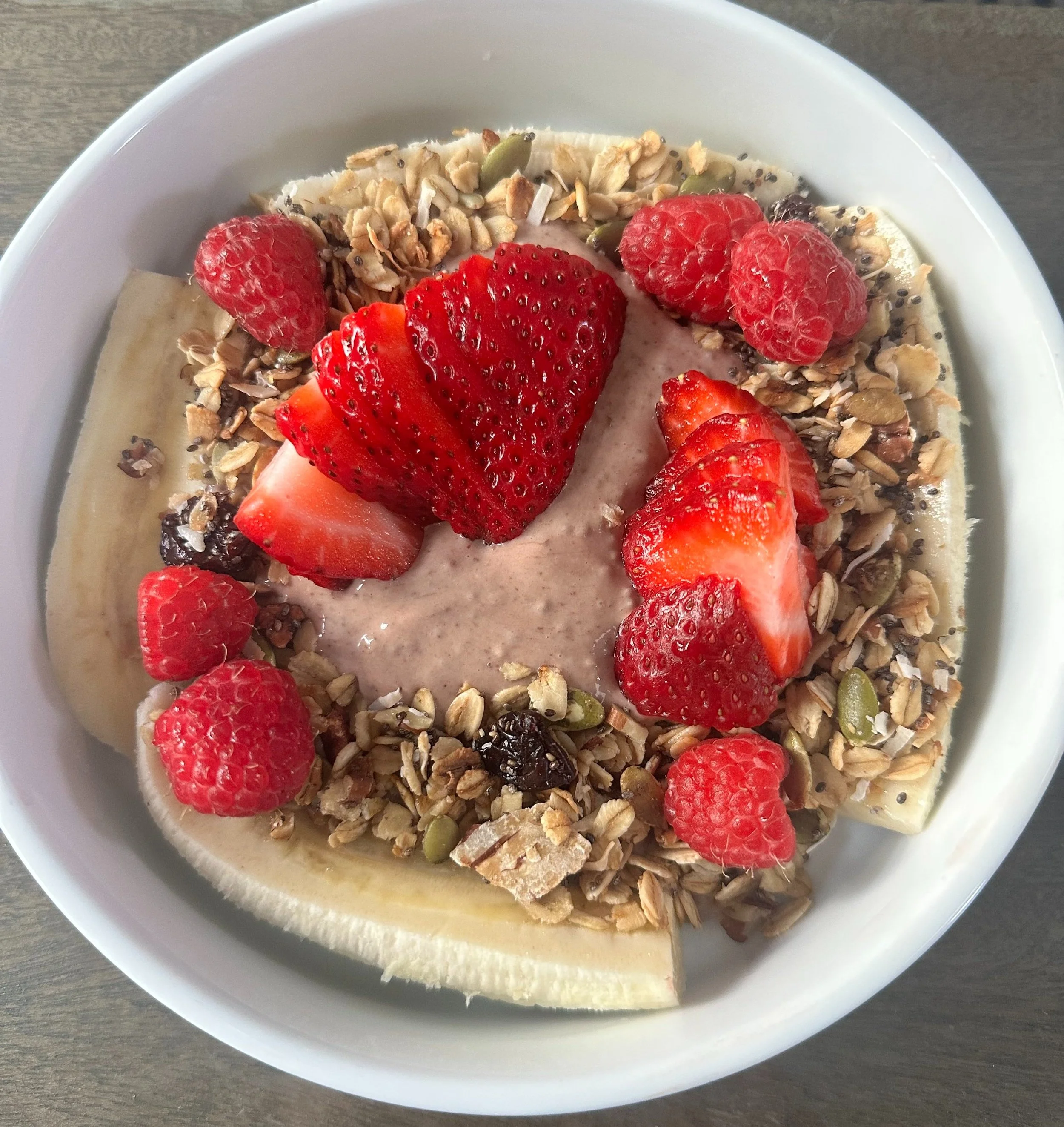 Vegan Chocolate-Chia Yogurt Breakfast Bowl