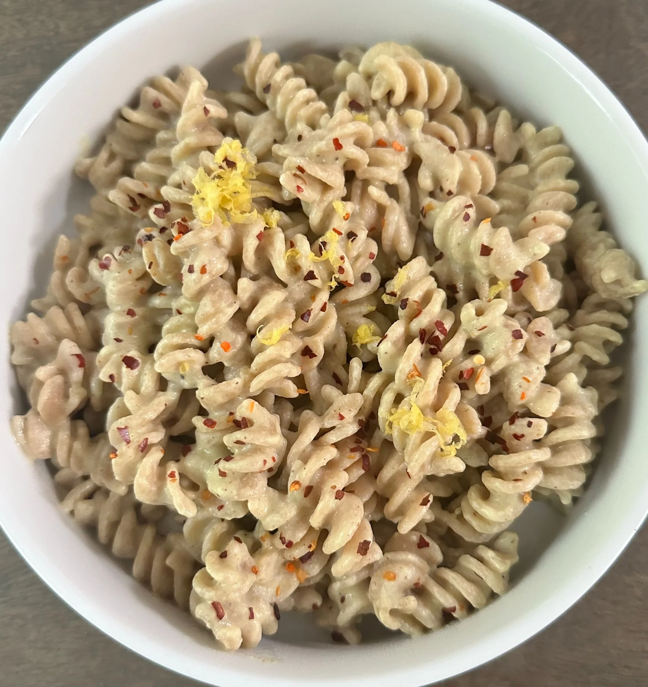 Vegan Pistachio Avocado Cream Pasta