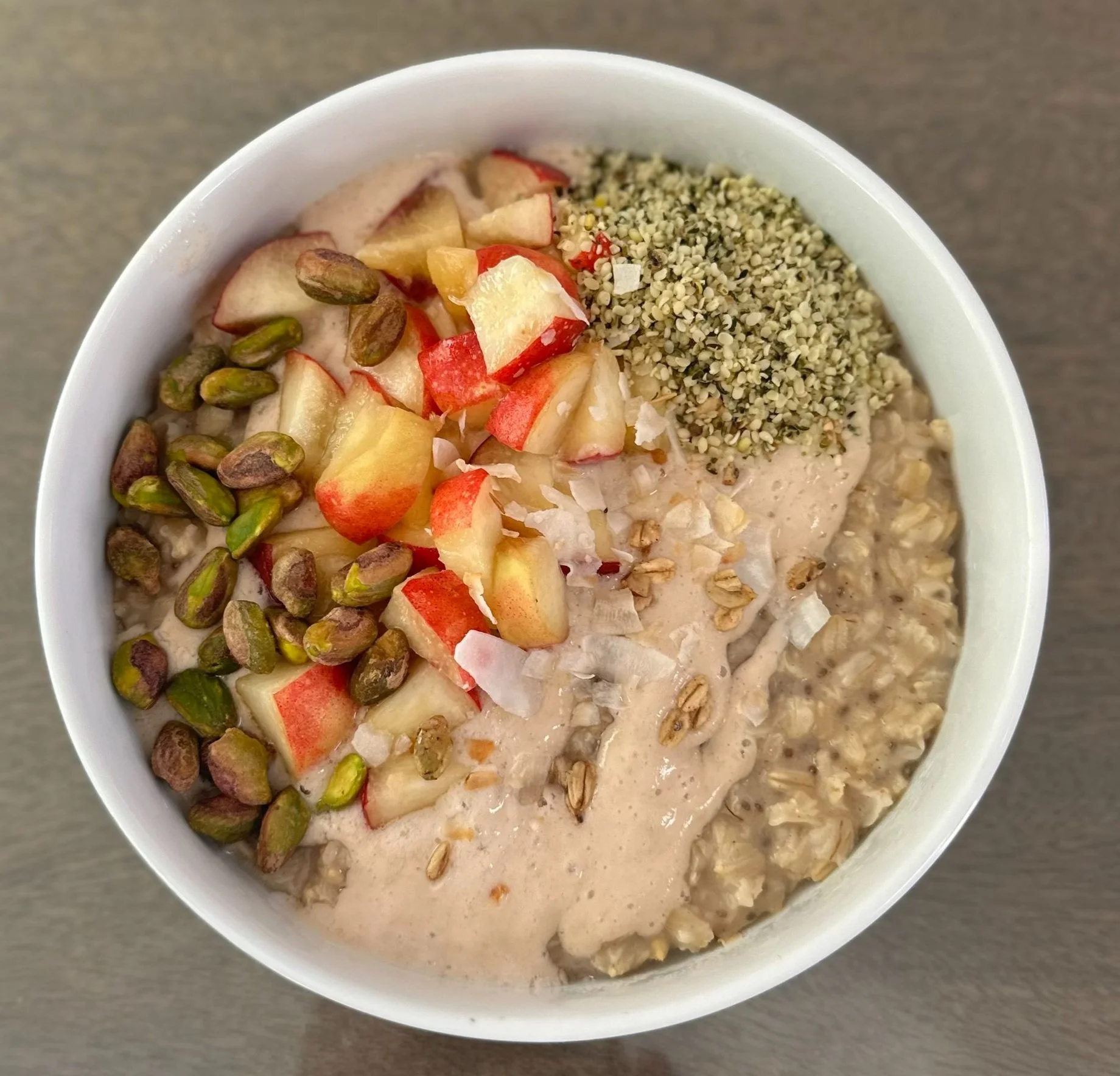 Vegan Peaches 'n Cream Oatmeal 