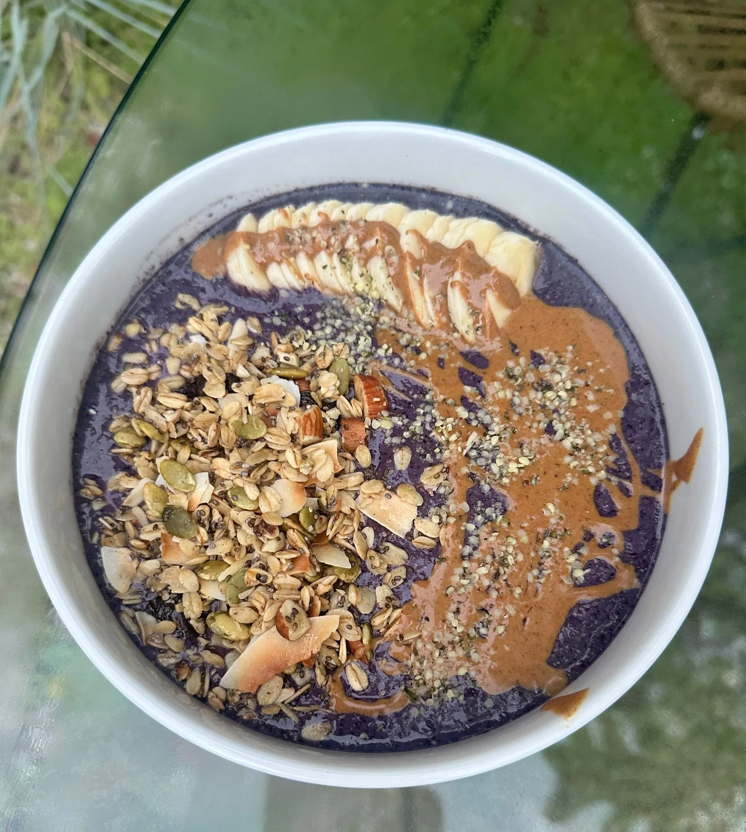 Blueberry Ginger Bliss Smoothie Bowl 