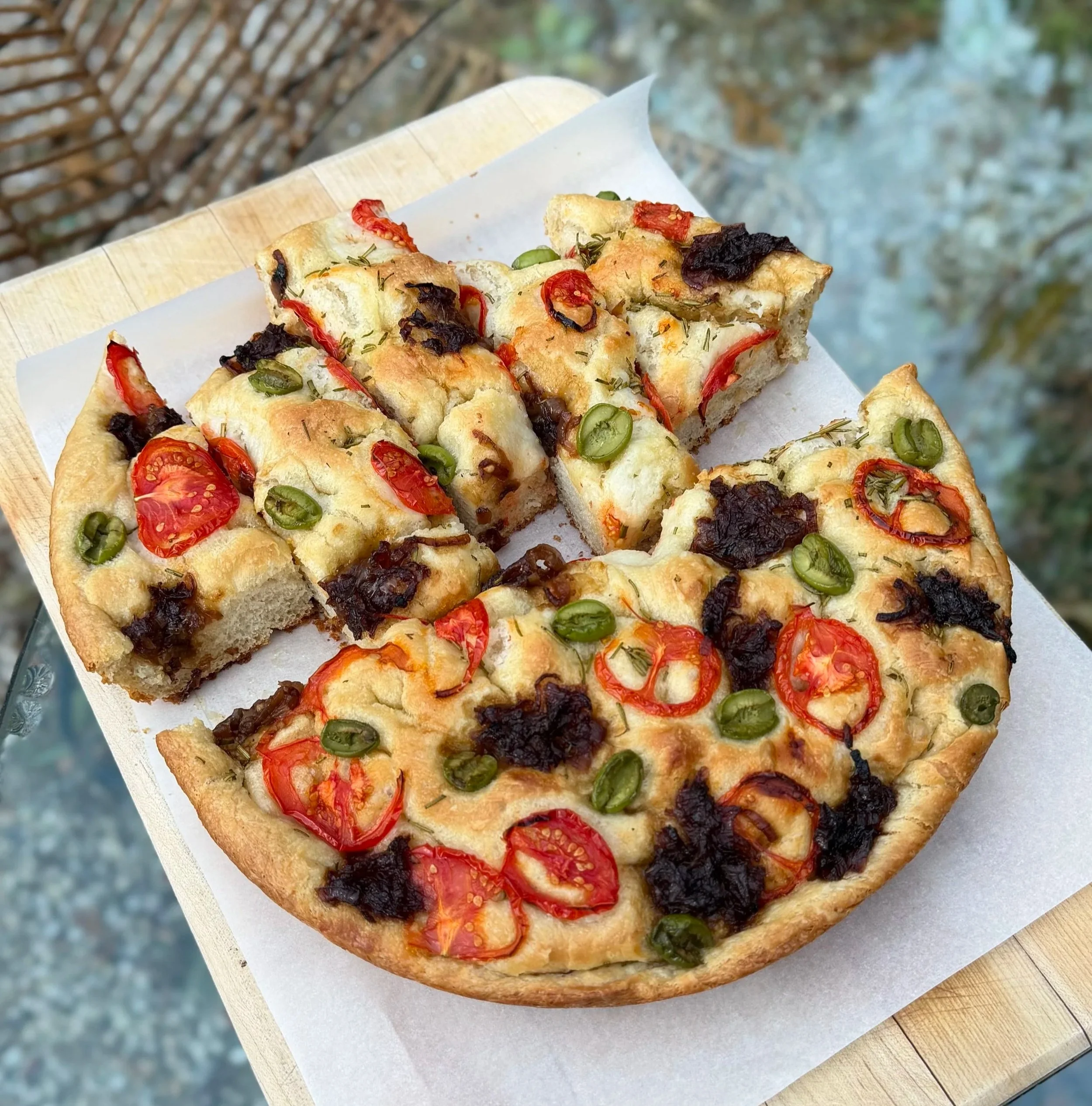 Savory Onion Herb Focaccia