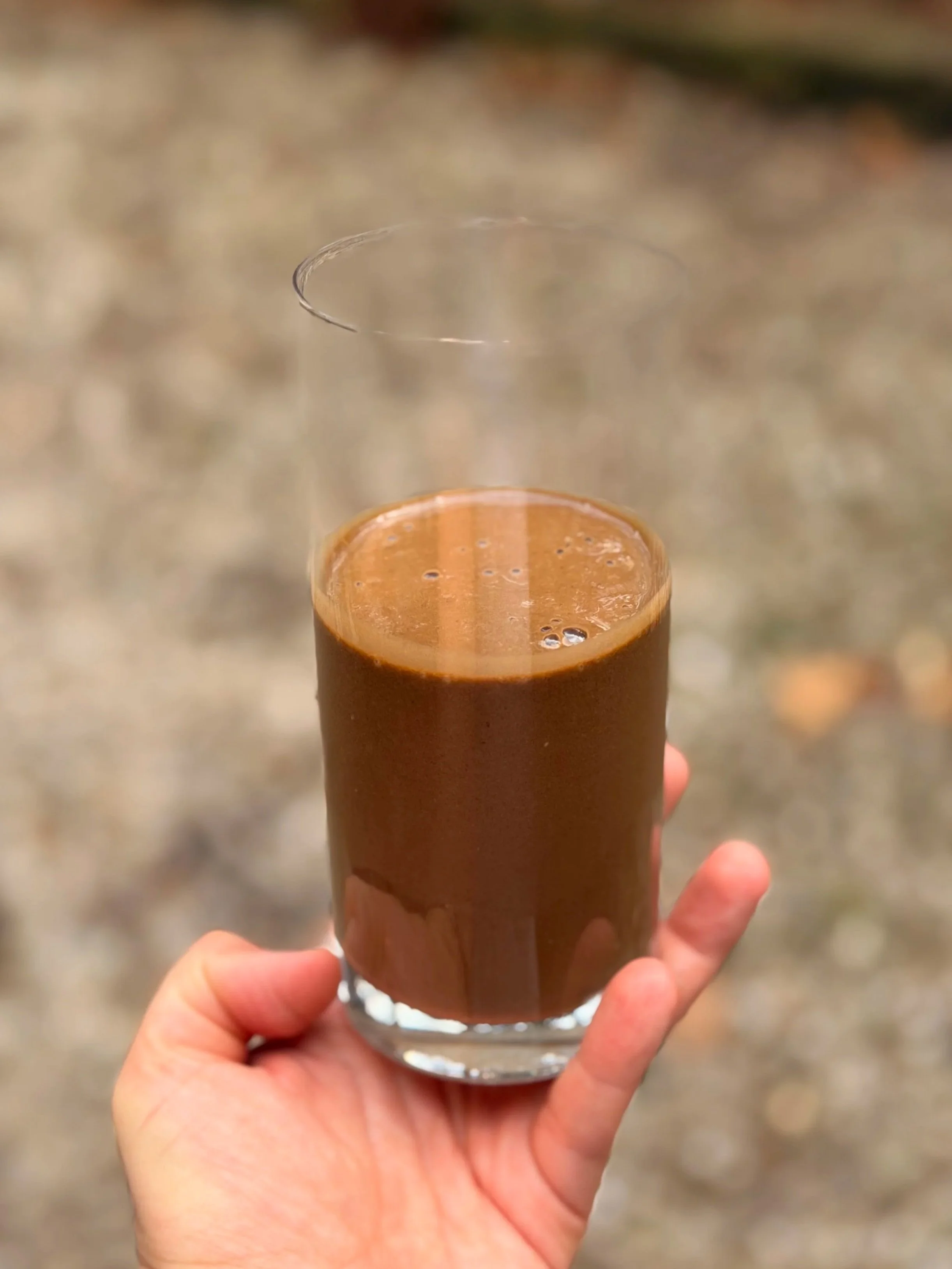 Vegan Chocolate Raspberry Shake