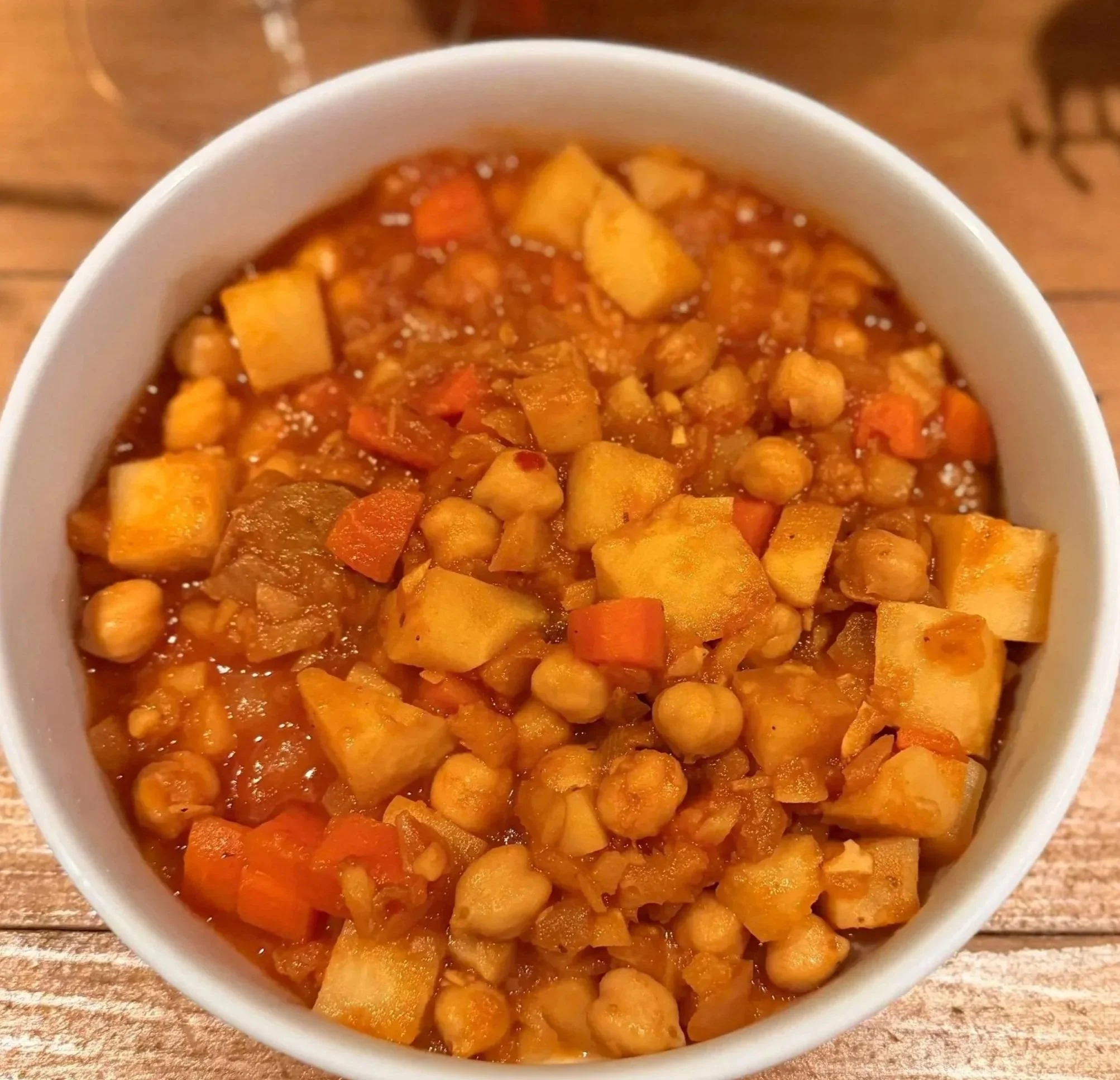 Hearty Vegan Root Vegetable &amp; Chickpea Stew