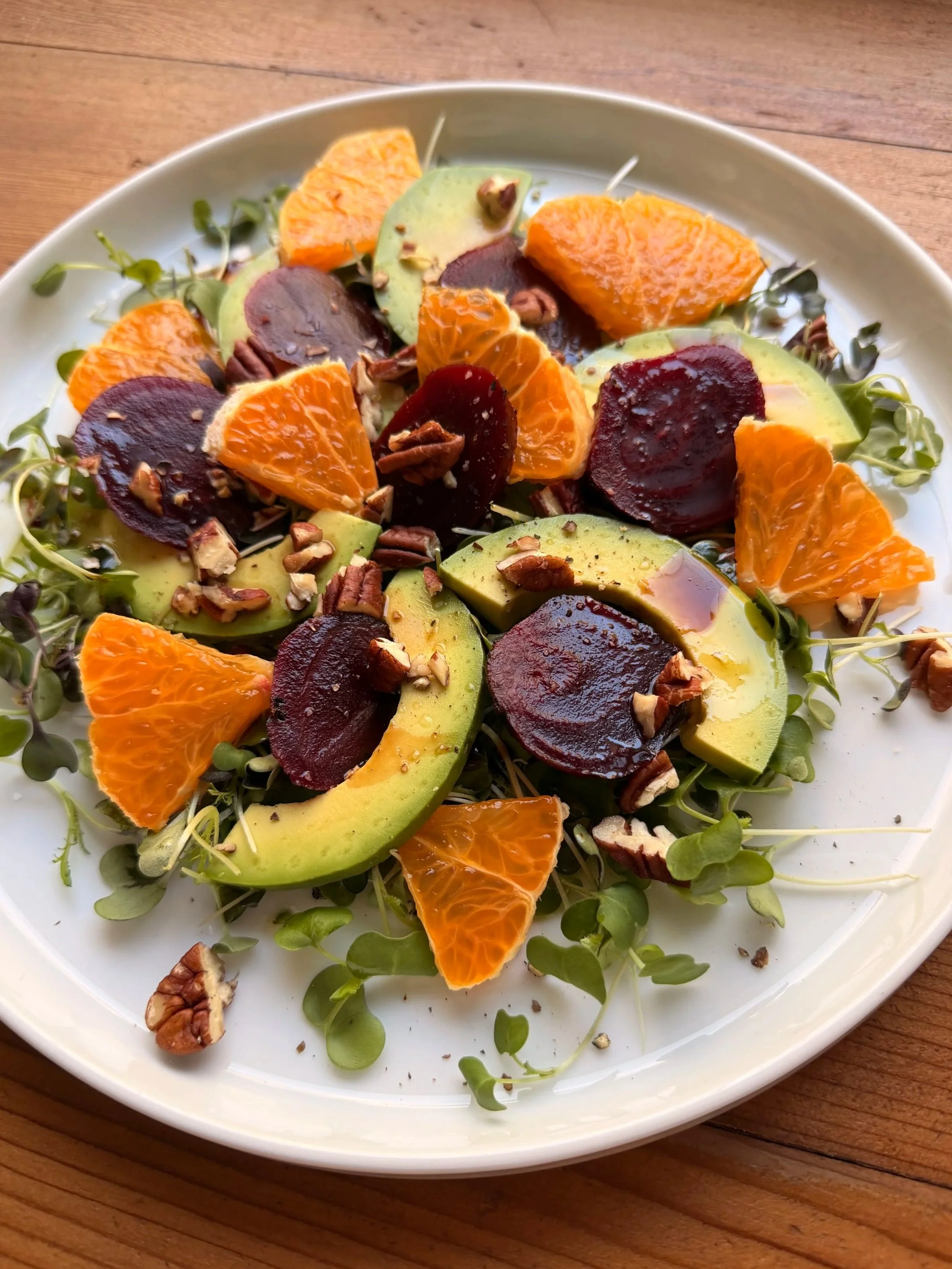 Citrus Beet &amp; Avocado Salad