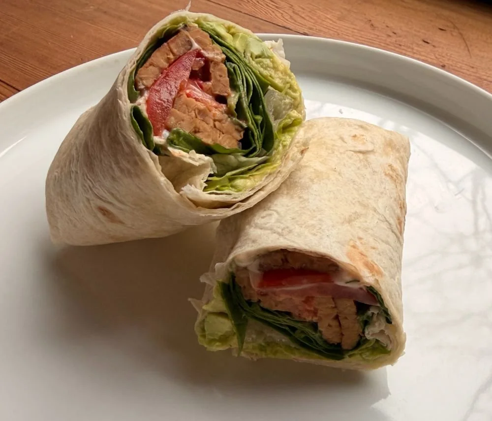 Healthy Vegan Lunch: BLAT Wrap  
