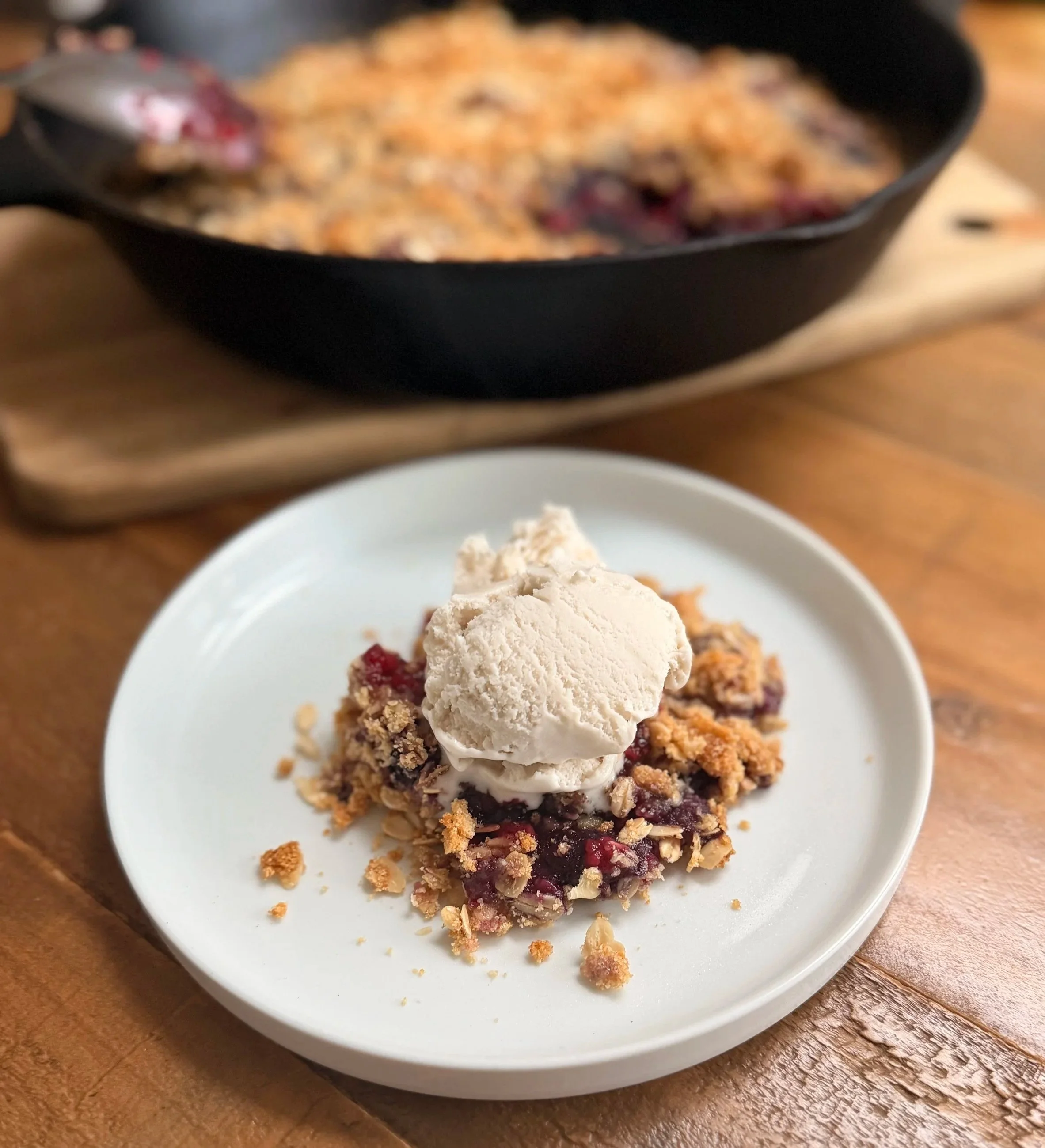 Vegan Berry Crumble