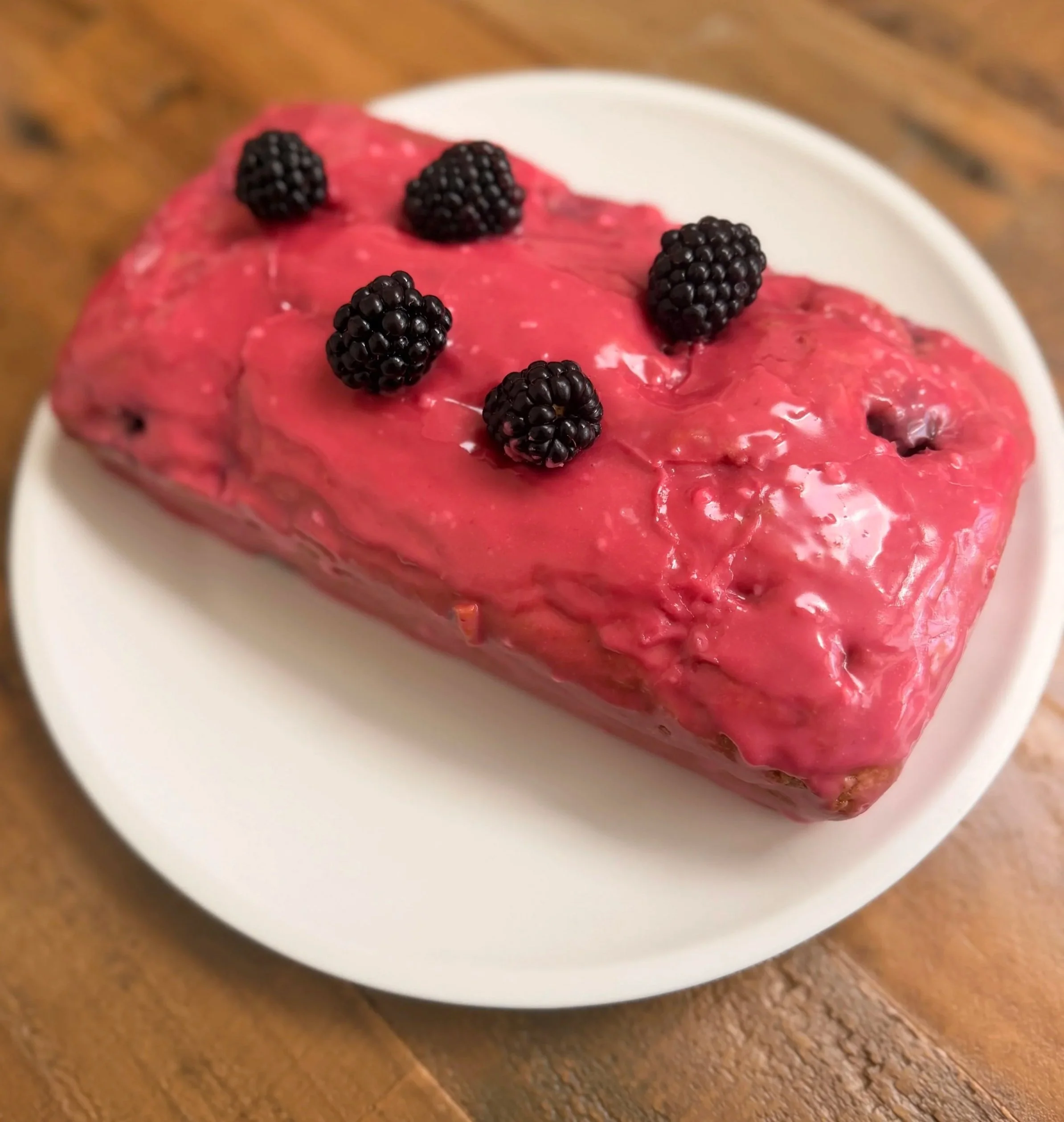 Vegan Blackberry Loaf Cake 
