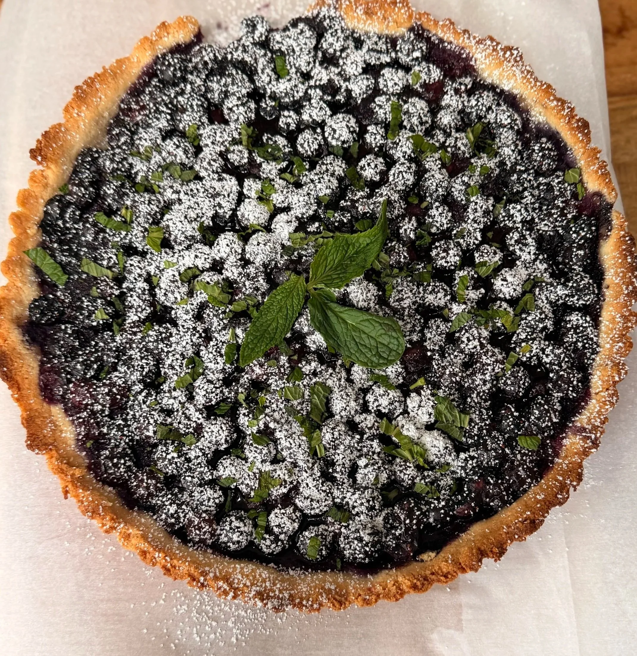 Almond Blueberry Tart