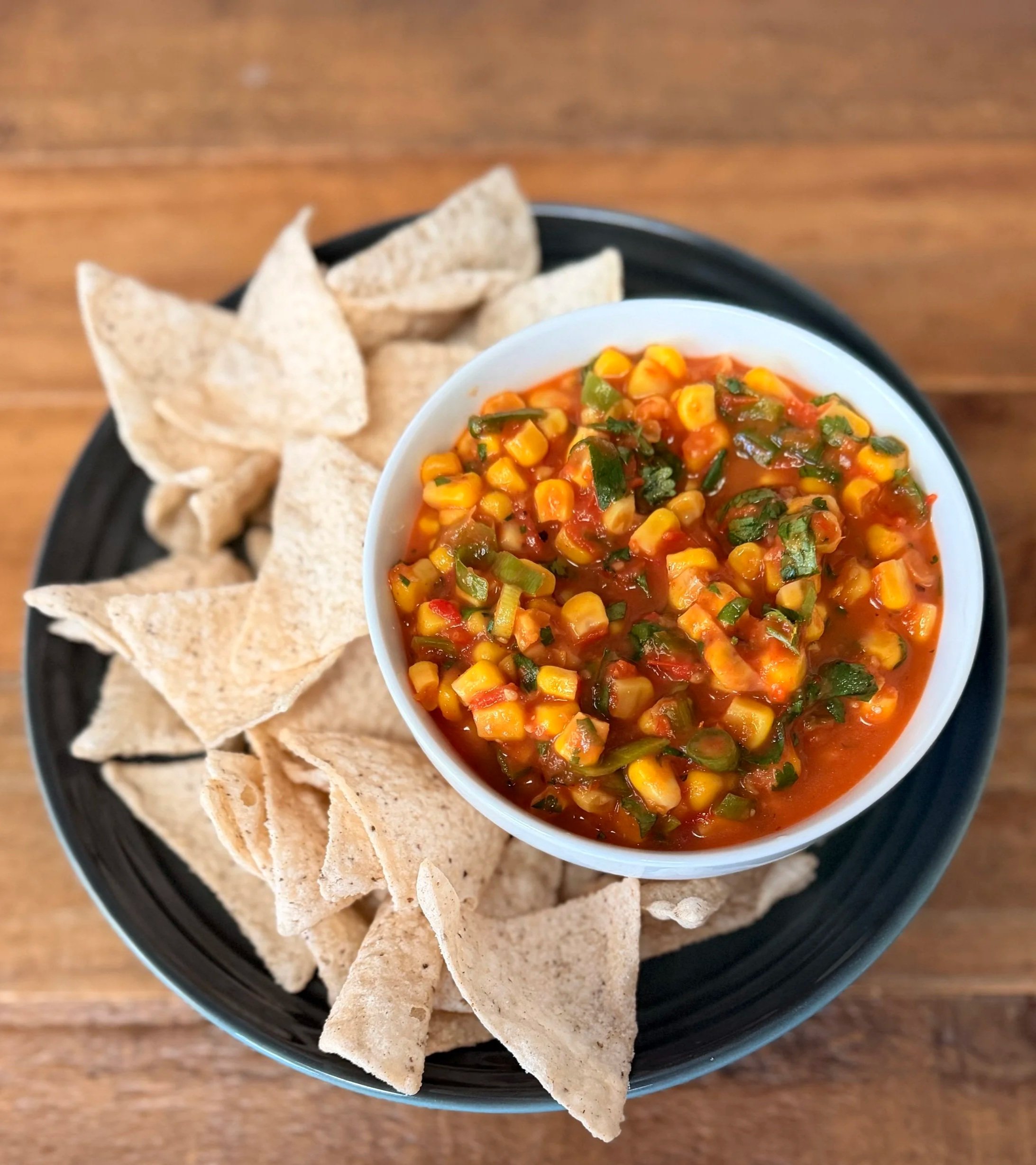Smoky Blended Corn Salsa