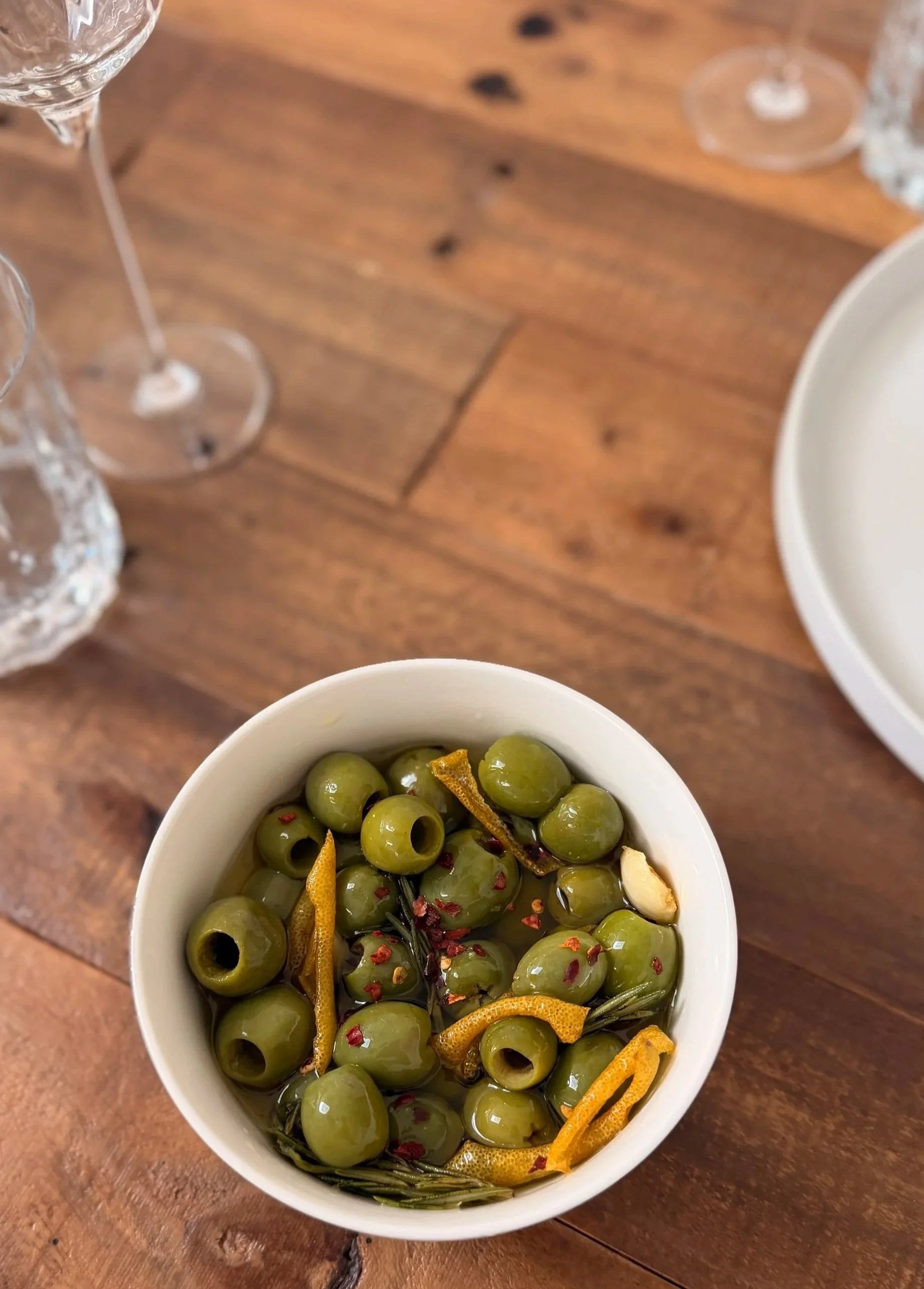 Citrus Marinated Olives