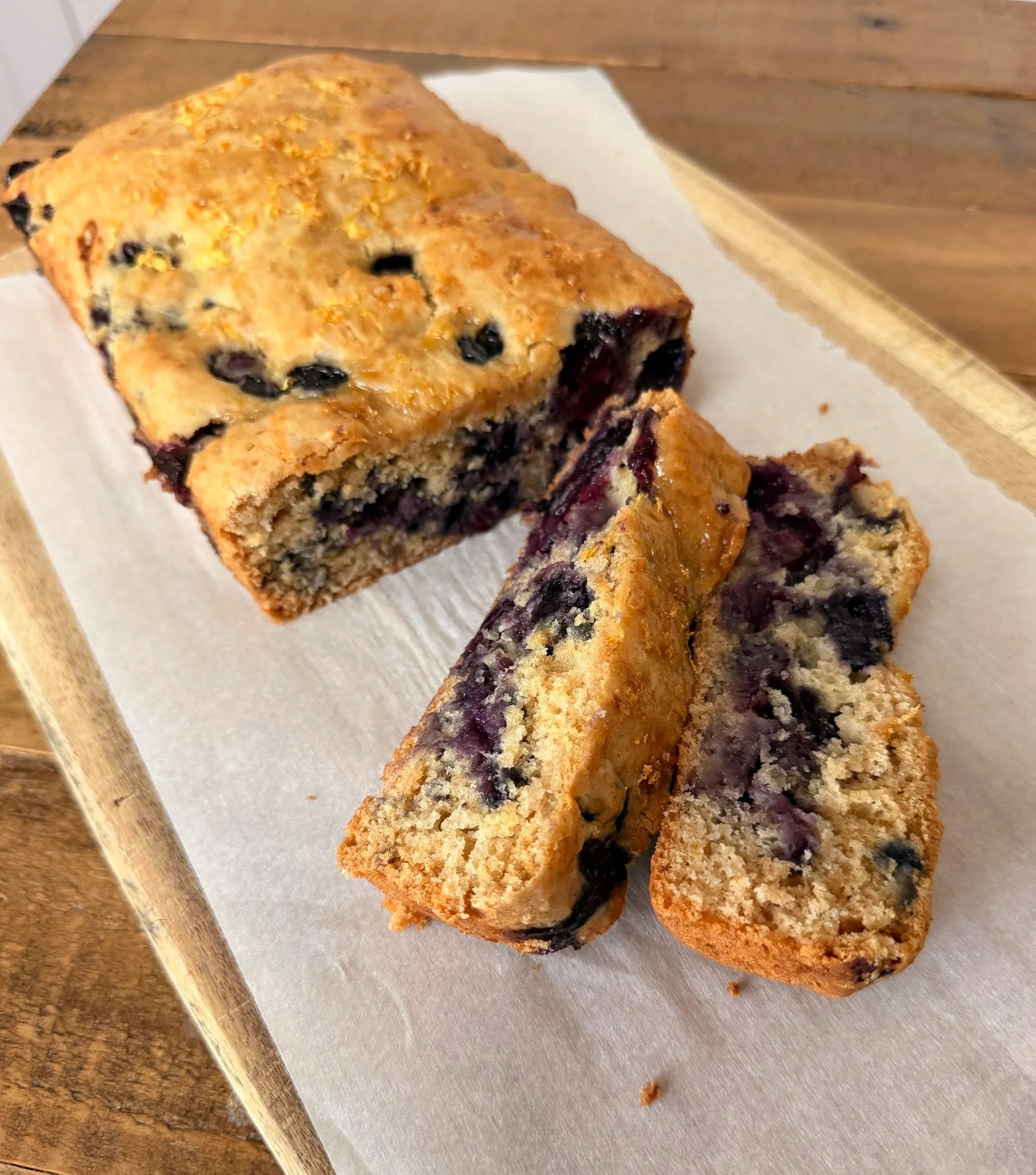 Vegan Lemon Blueberry Loaf