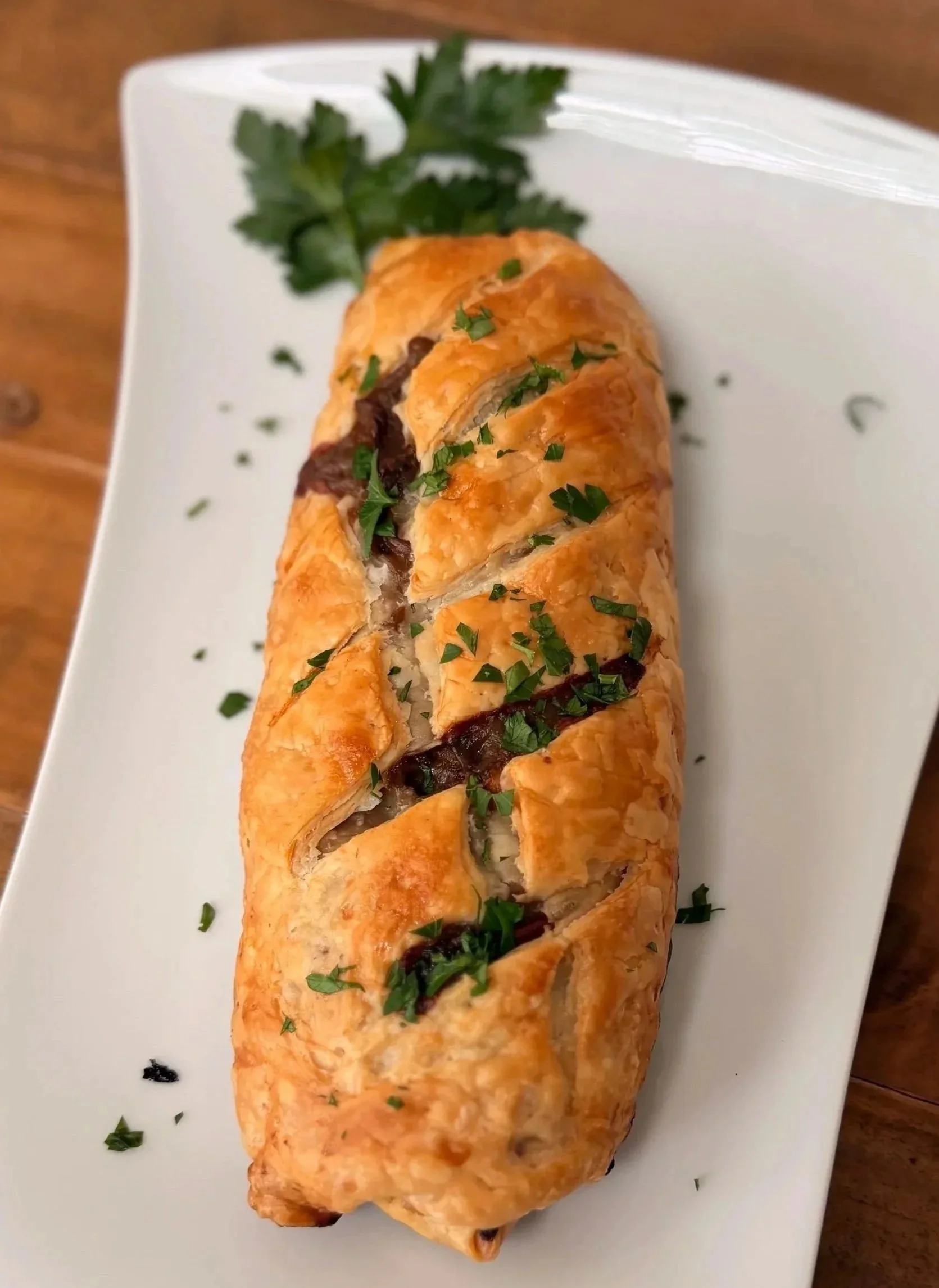 Vegan Wild Mushroom Puff Pastry Roast
