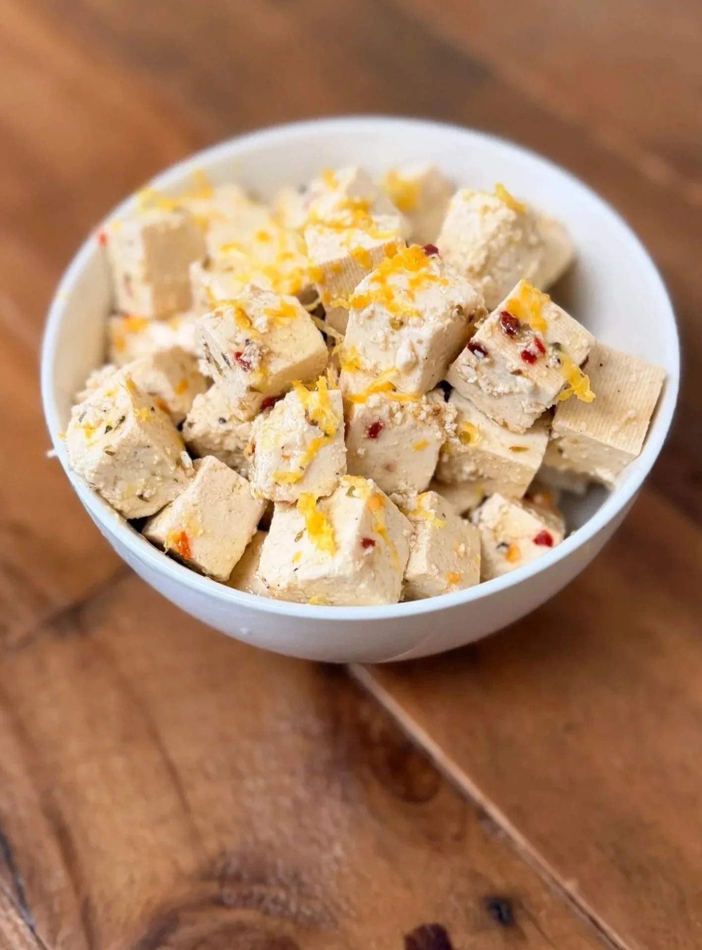 Lemon Herb Marinated Tofu