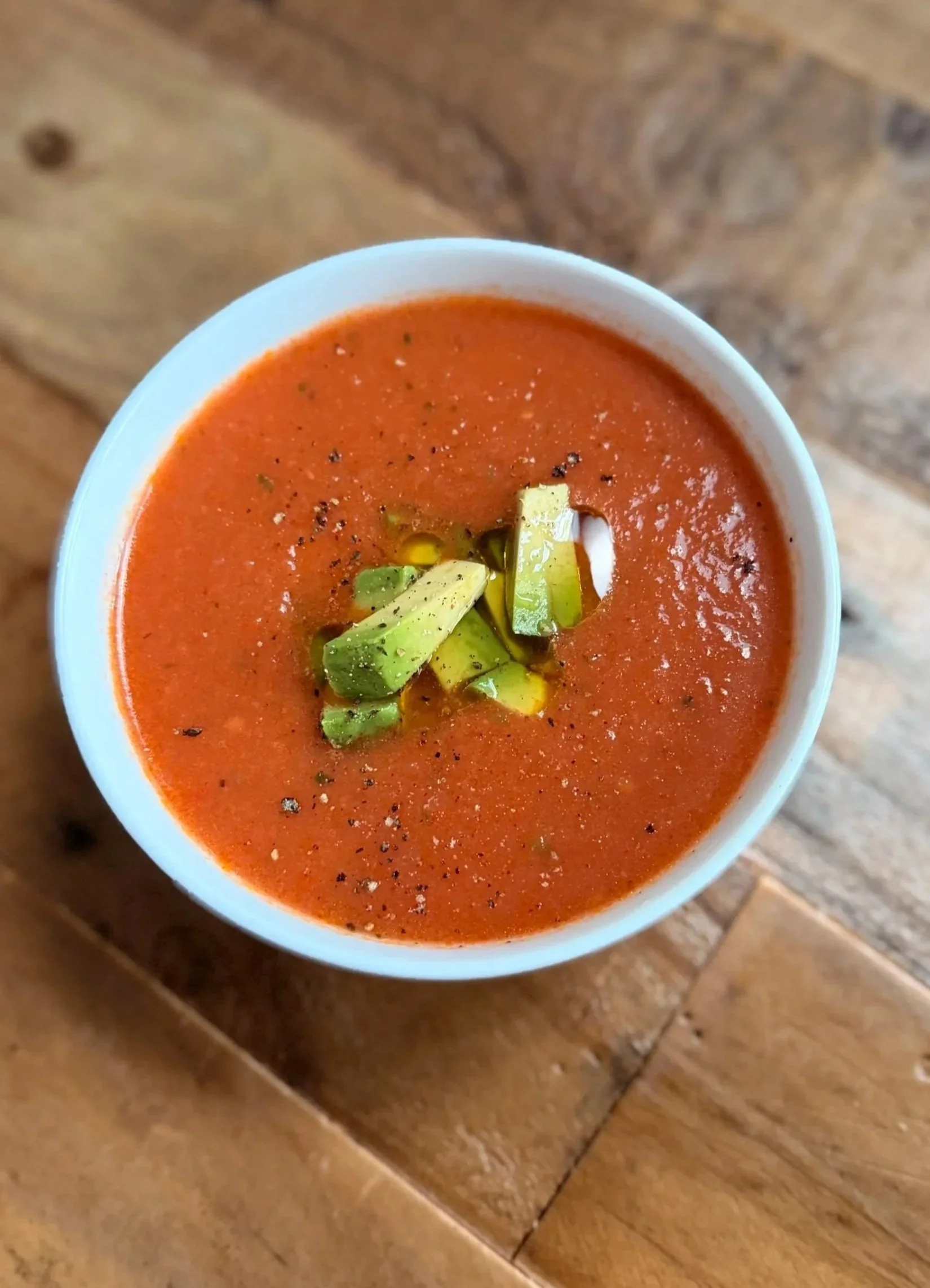 Classic Gazpacho Soup (Vegan)